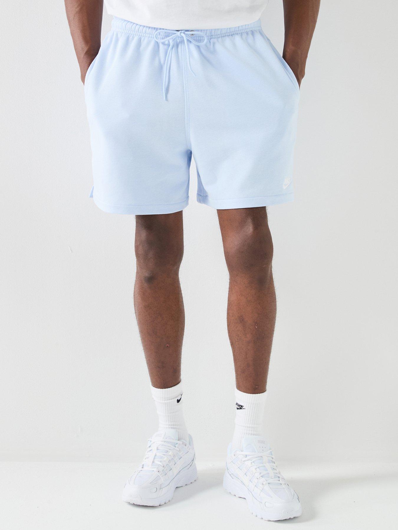 Nike Mens Club Flow French Terry Shorts - Blue