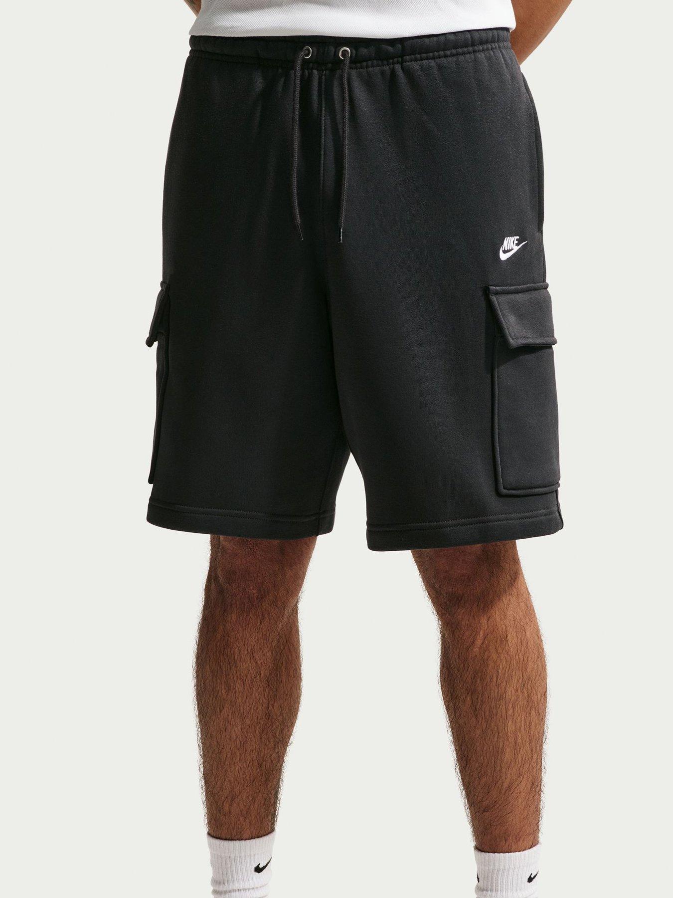 nike-mens-club-cargo-shorts-blackfront