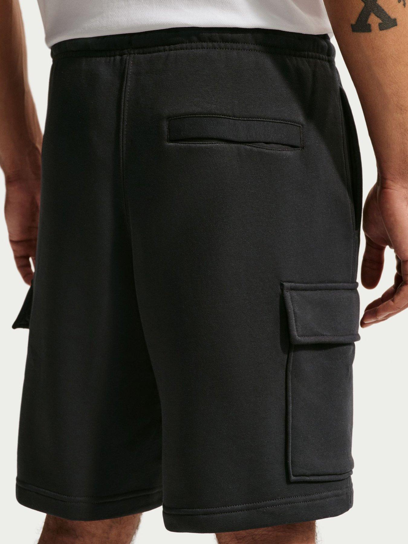 nike-mens-club-cargo-shorts-blackstillFront