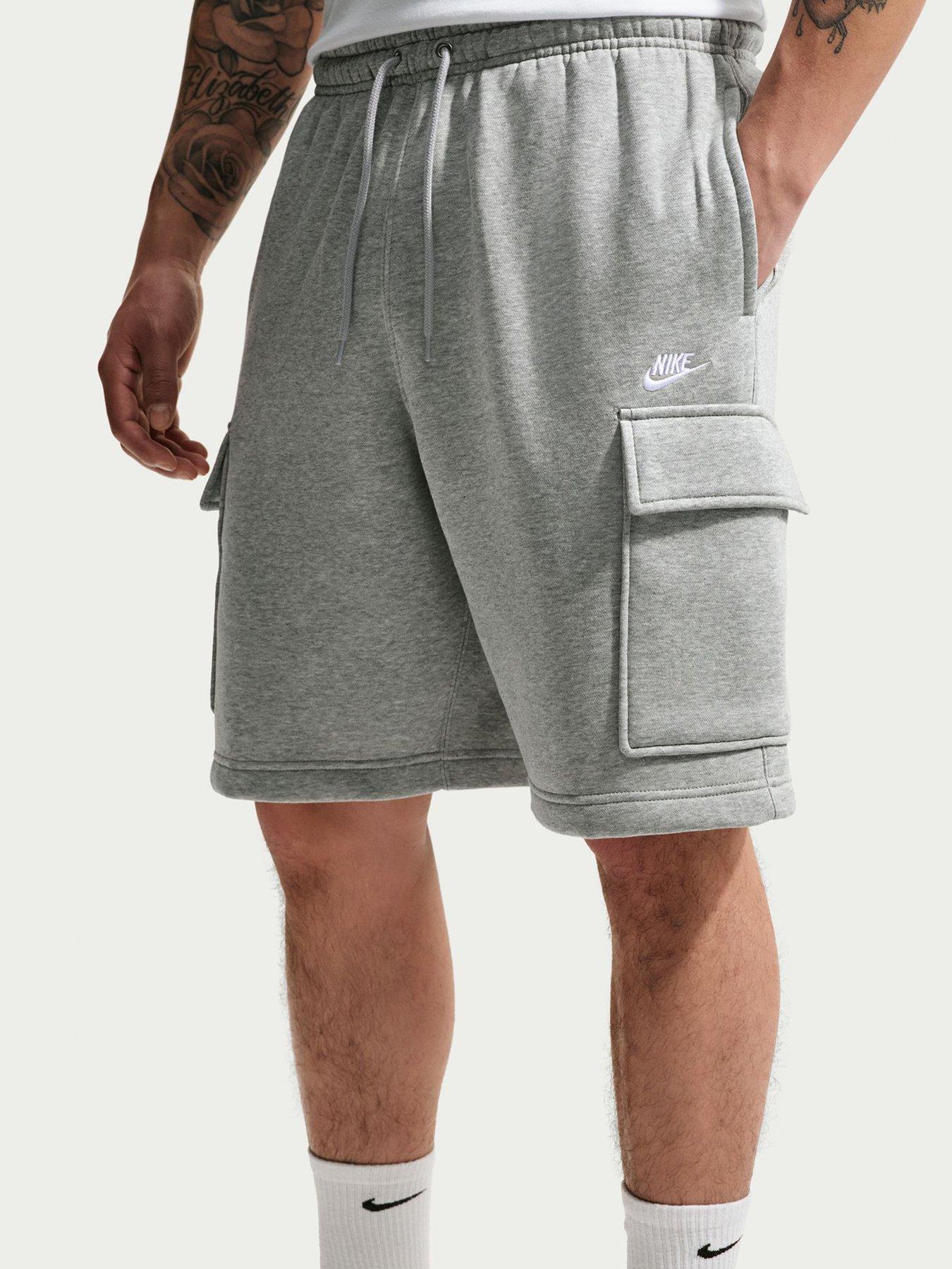 Nike Mens Club Cargo Shorts - Grey