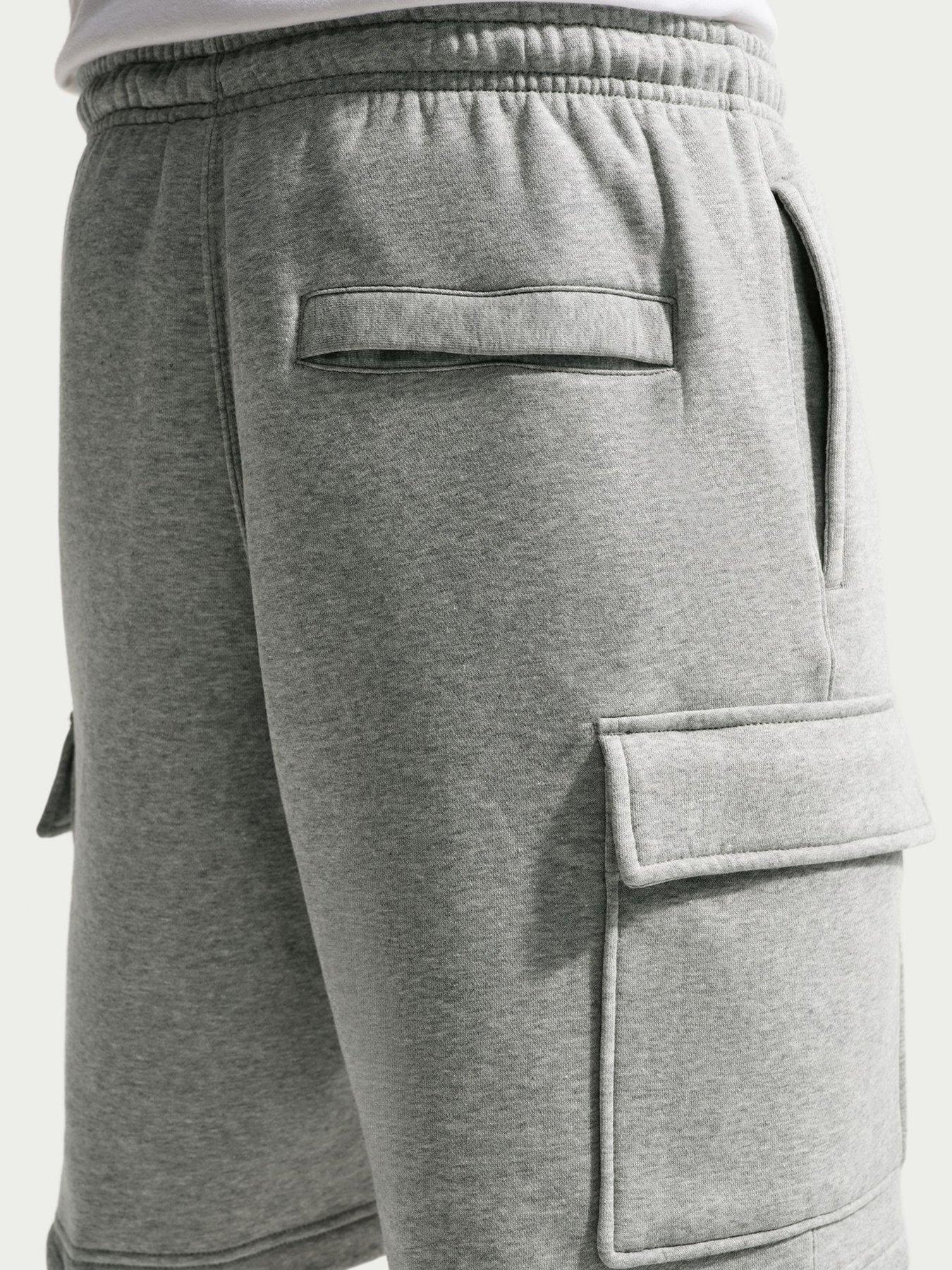 Image 2 of 5 of Nike Mens Club Cargo Shorts - Grey