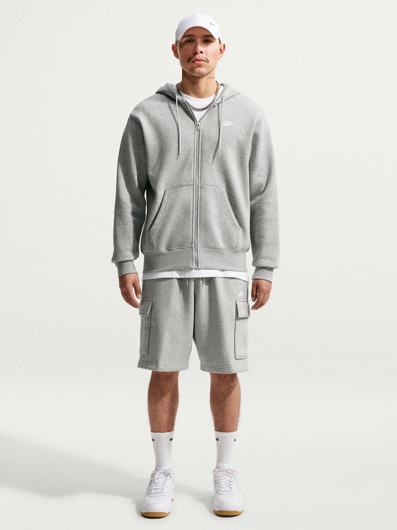 Image 3 of 5 of Nike Mens Club Cargo Shorts - Grey