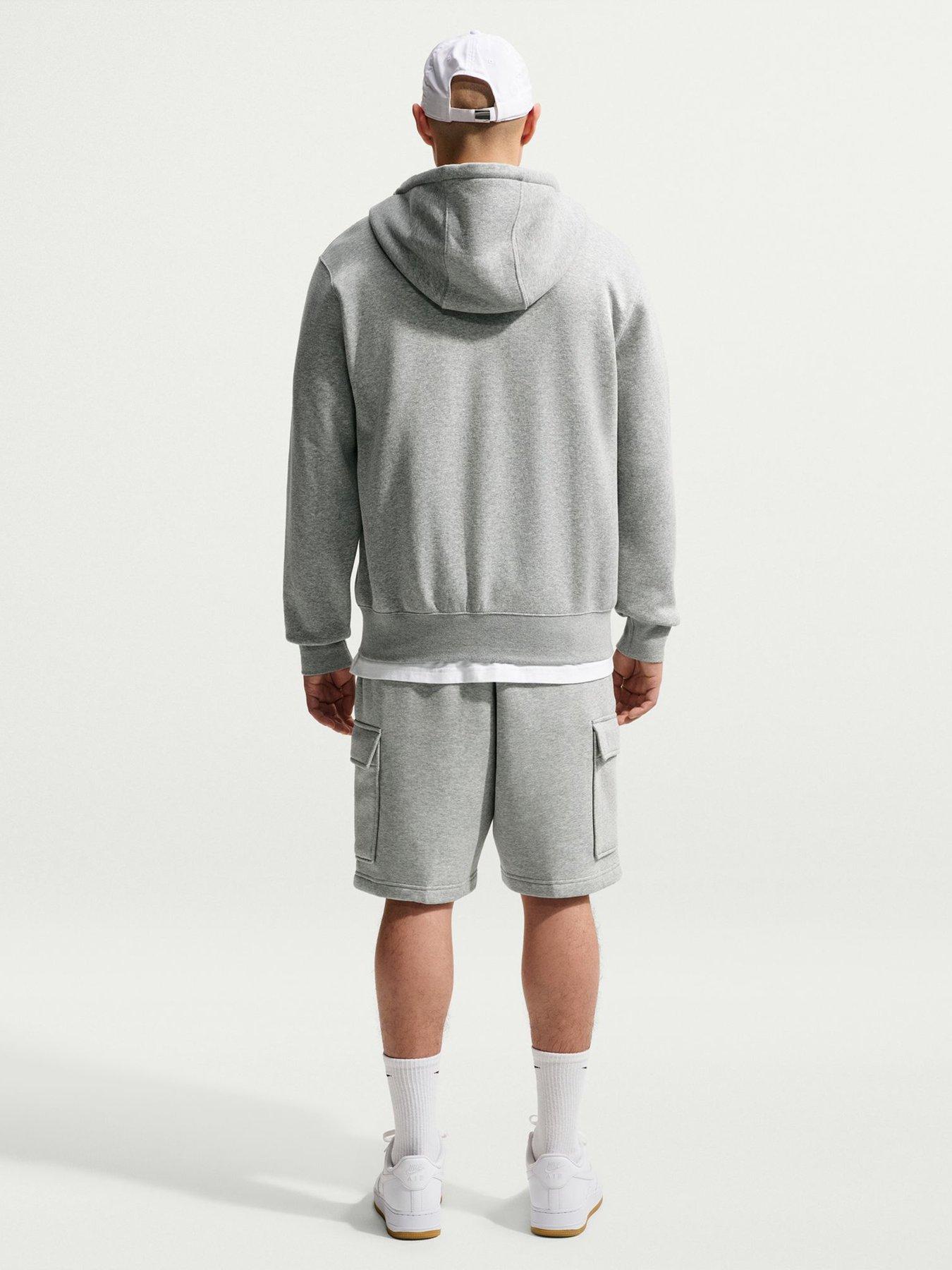 Image 4 of 5 of Nike Mens Club Cargo Shorts - Grey