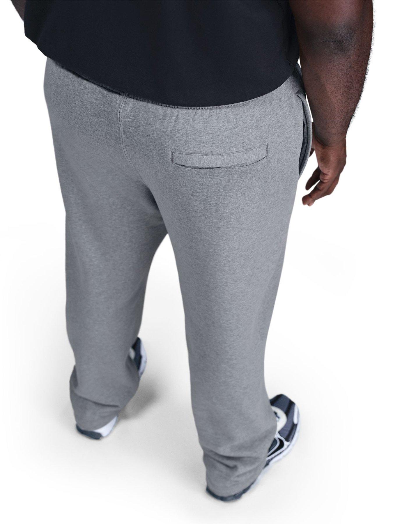 Image 4 of 5 of Nike Mens Club Open Hem Pants - Grey