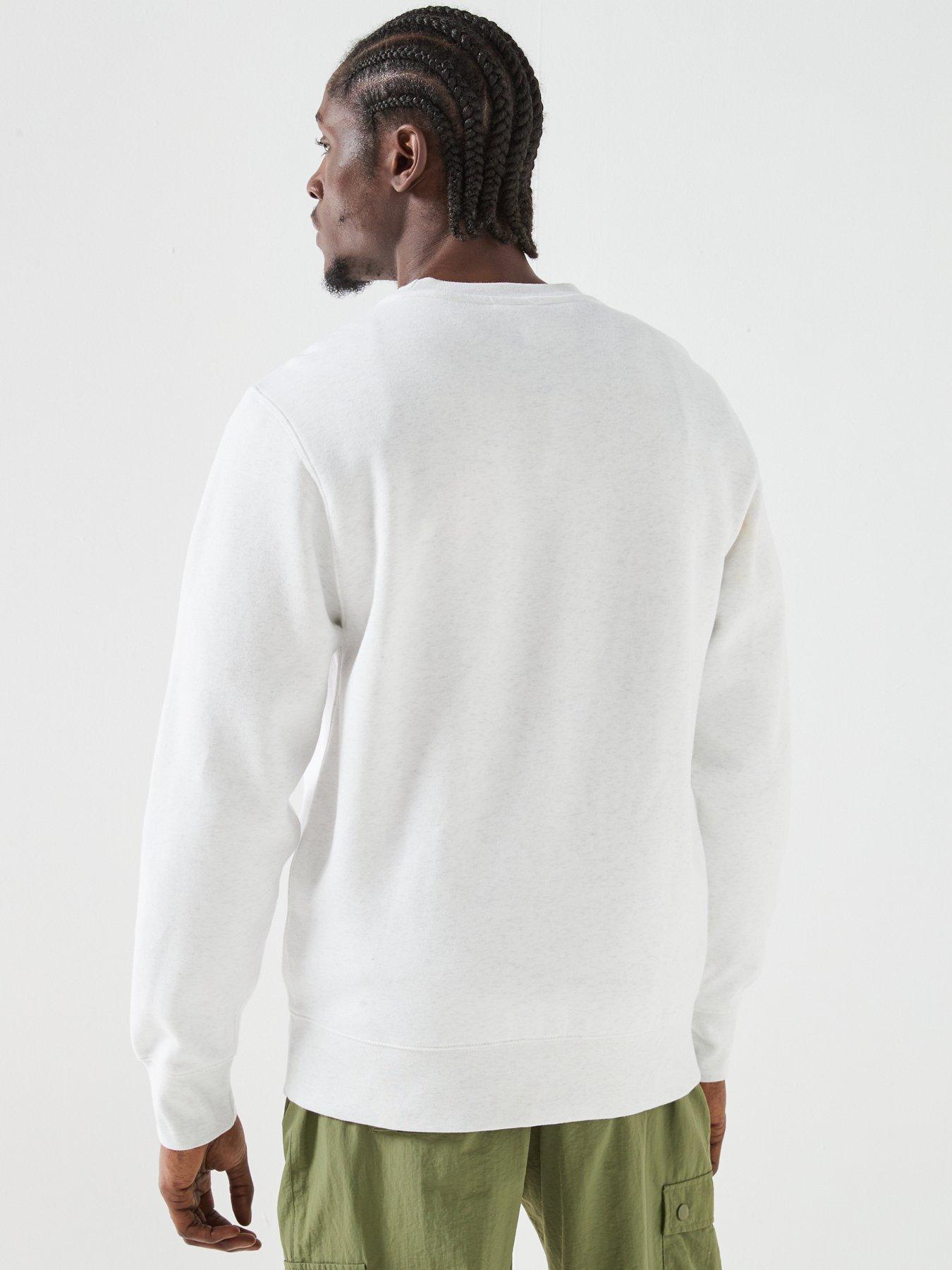 Image 2 of 5 of Nike Mens Club Crew Sweatshirt - Grey