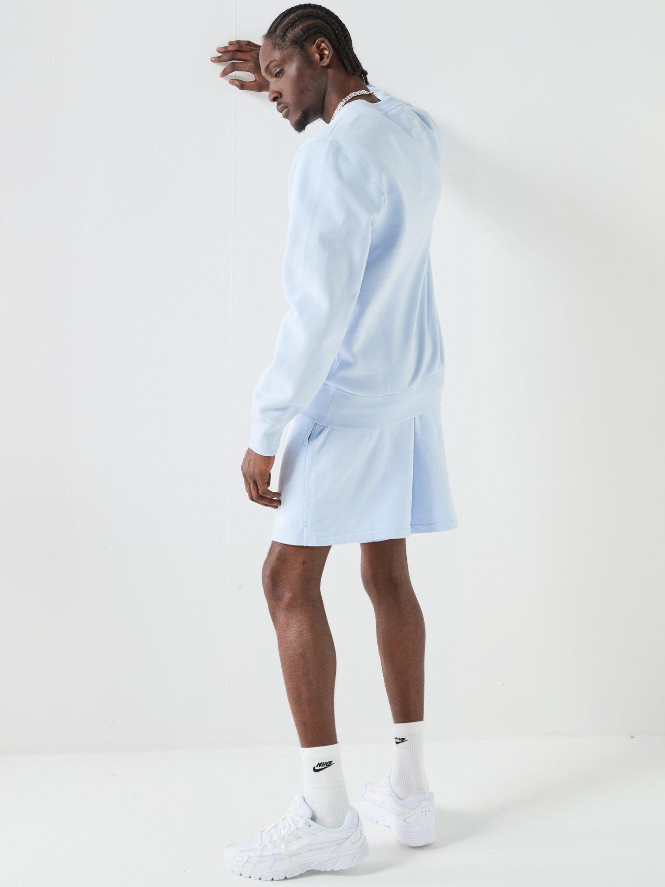 Image 2 of 6 of Nike Mens Club Crew Sweatshirt - Blue