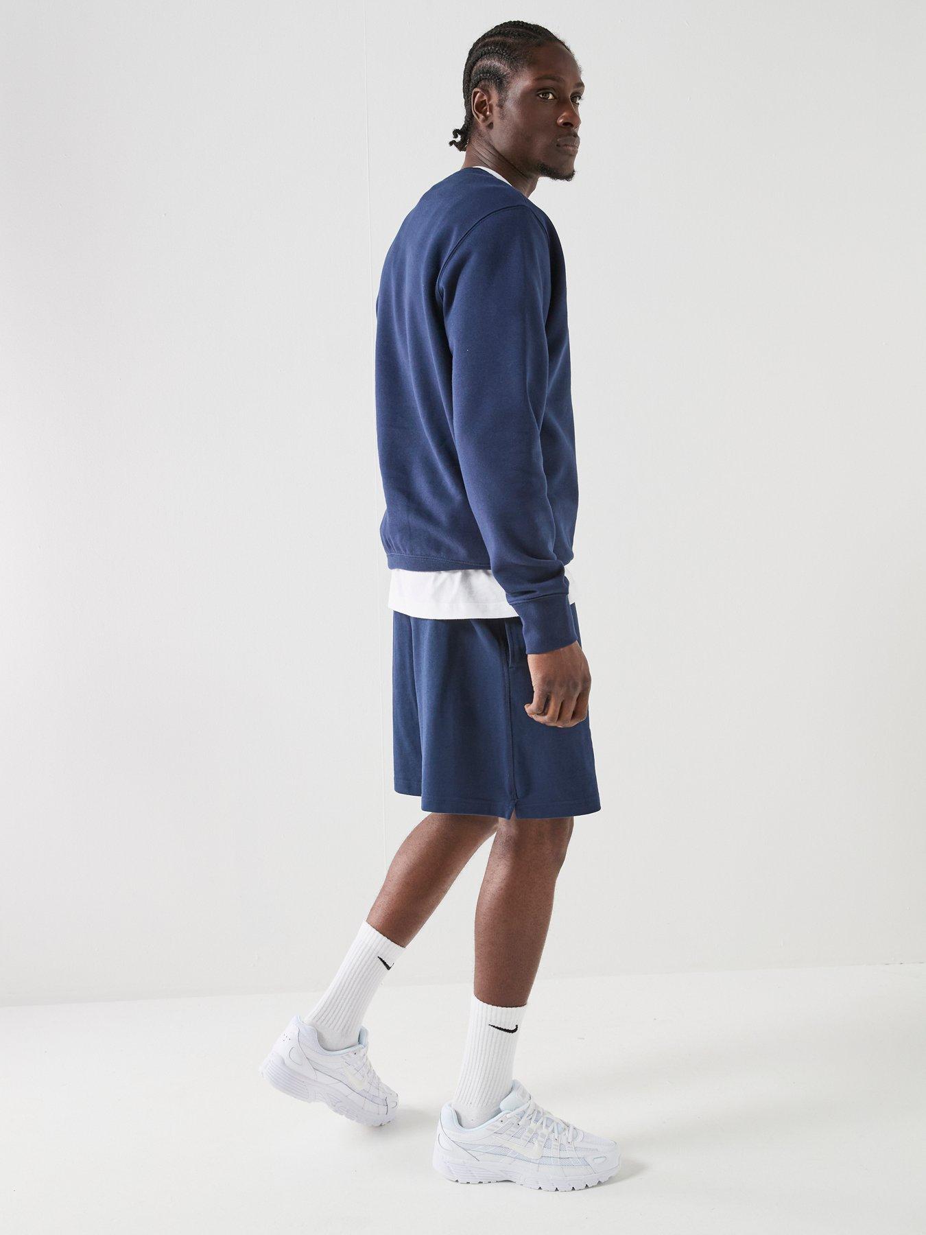 nike-mens-club-crew-sweatshirt-bluestillFront
