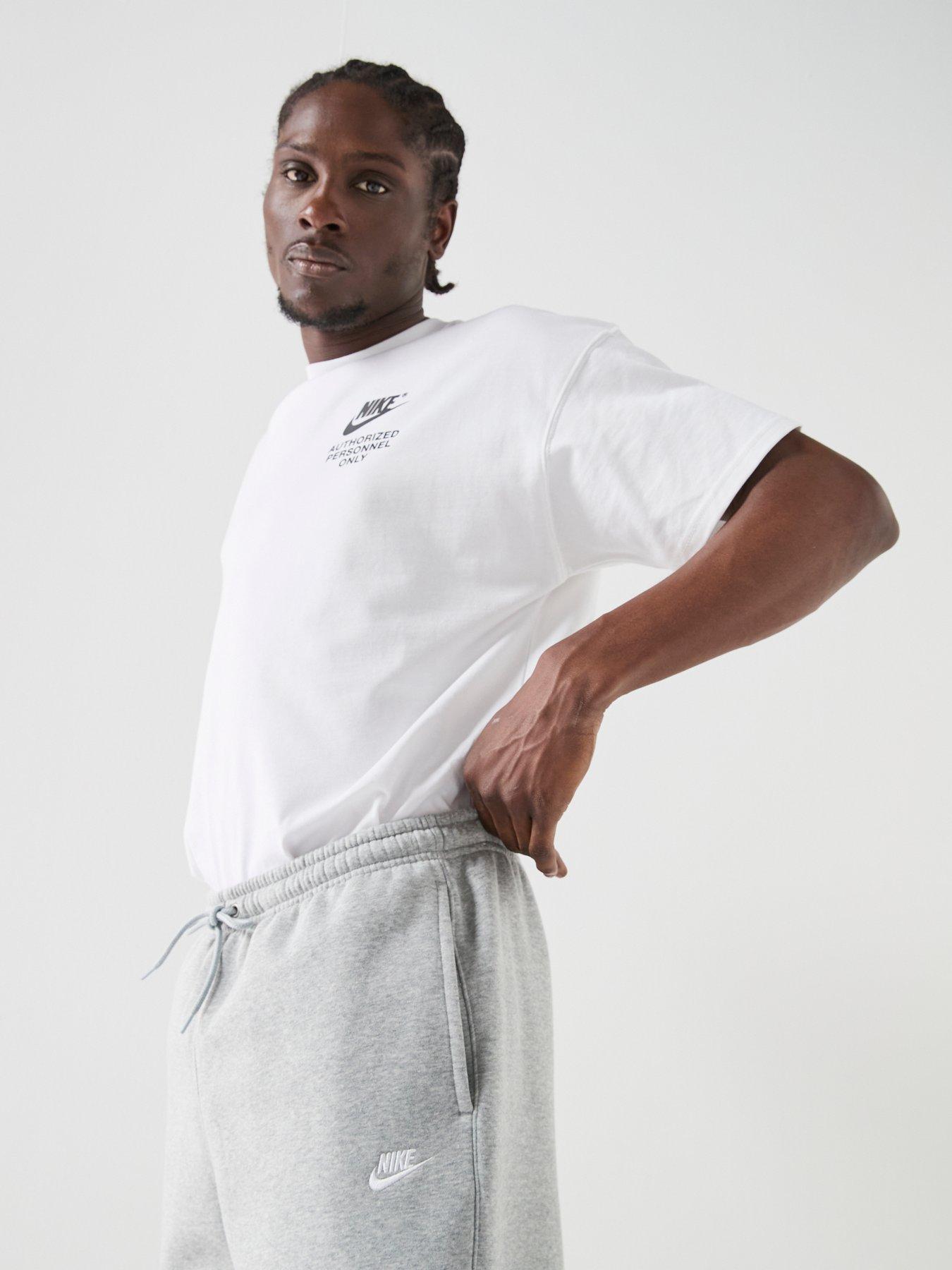 Image 4 of 6 of Nike Mens Club Bungee Pants - Grey
