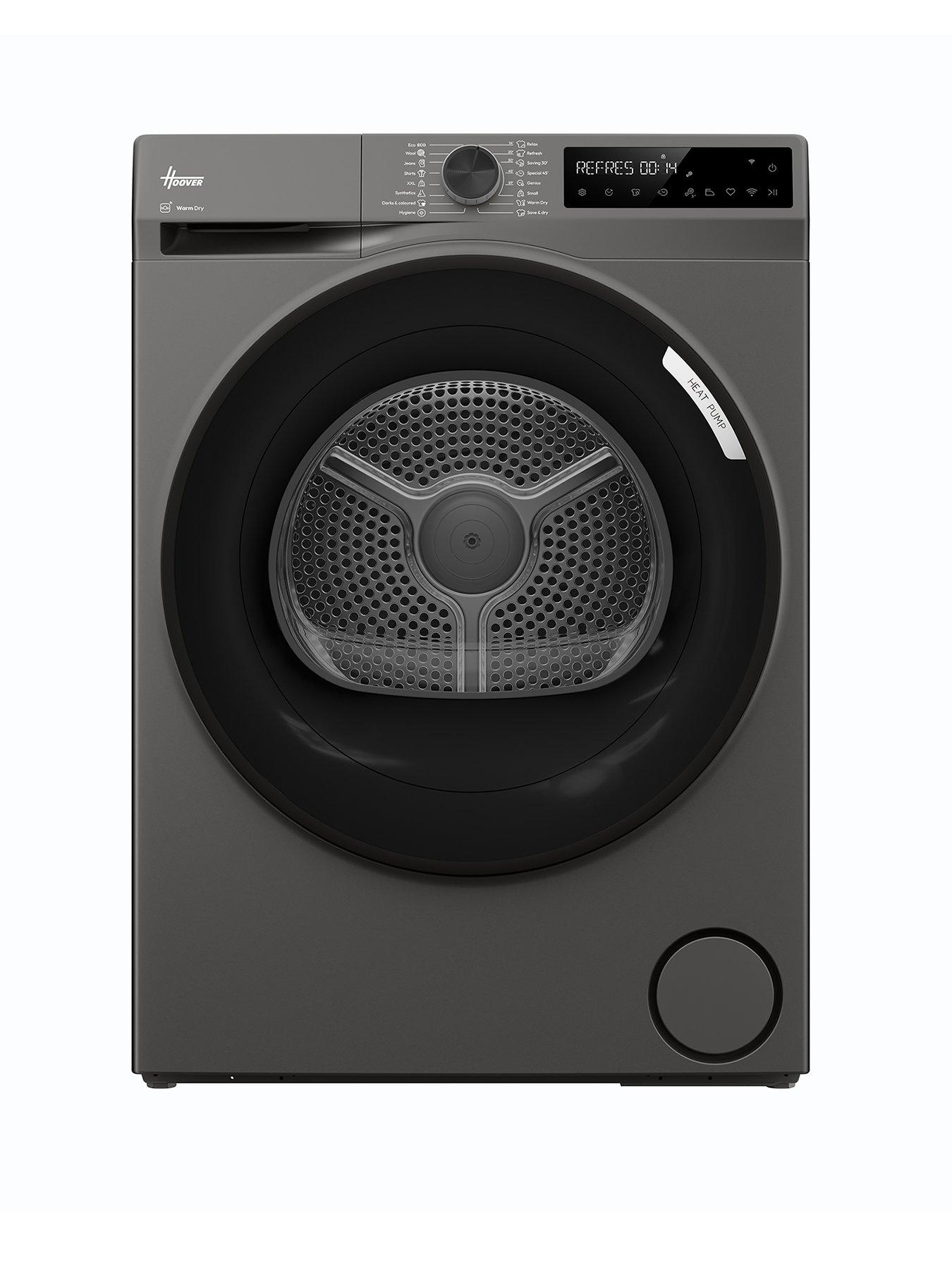 Hoover Hoover HBP 9N3BRX-80 9kg Heat Pump Tumble Dryer Graphite