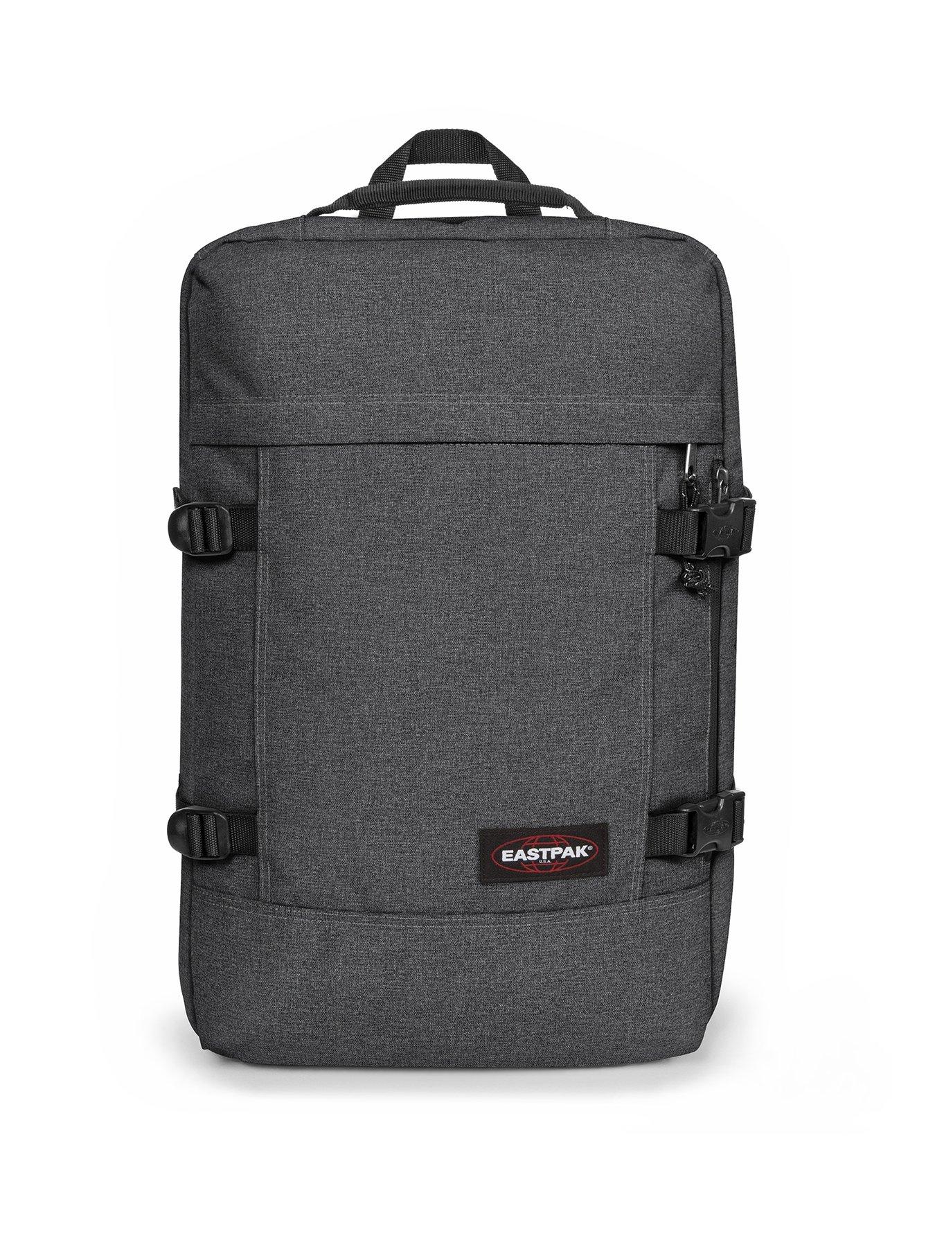 eastpak-travel-pack-backpack-black-denimfront