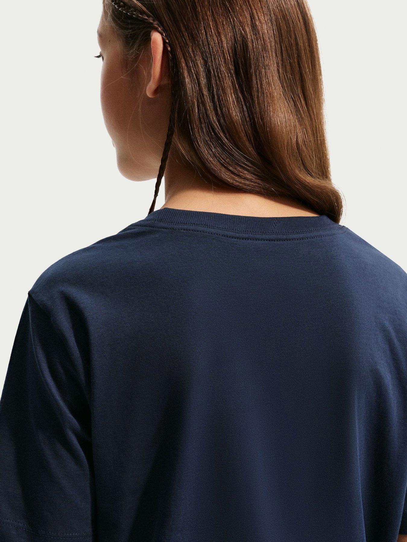 Image 5 of 5 of Nike England Youth Word Mark T-shirt - Navy