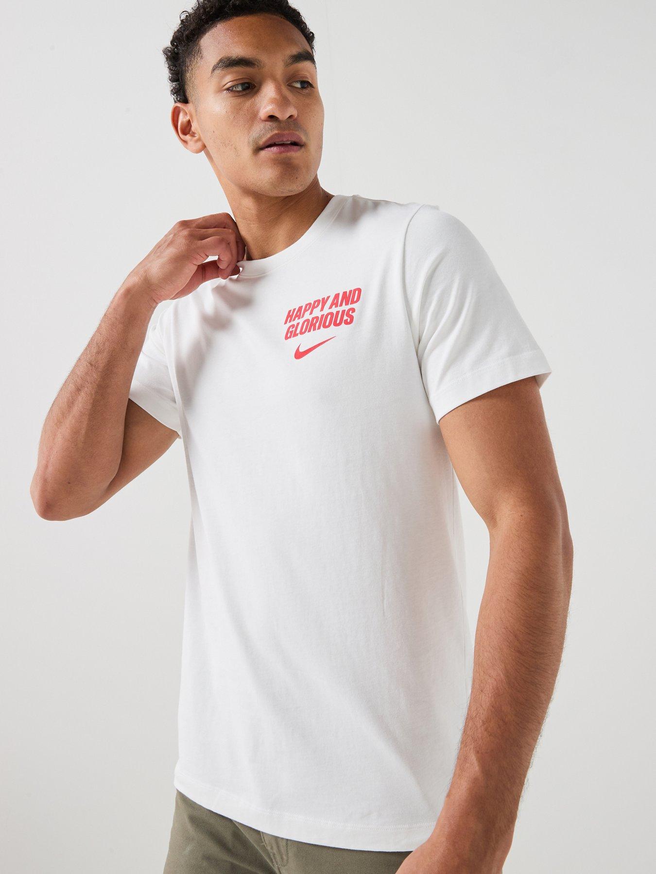 Image 1 of 7 of Nike Men&rsquo;s England Pride T-Shirt &ndash; White