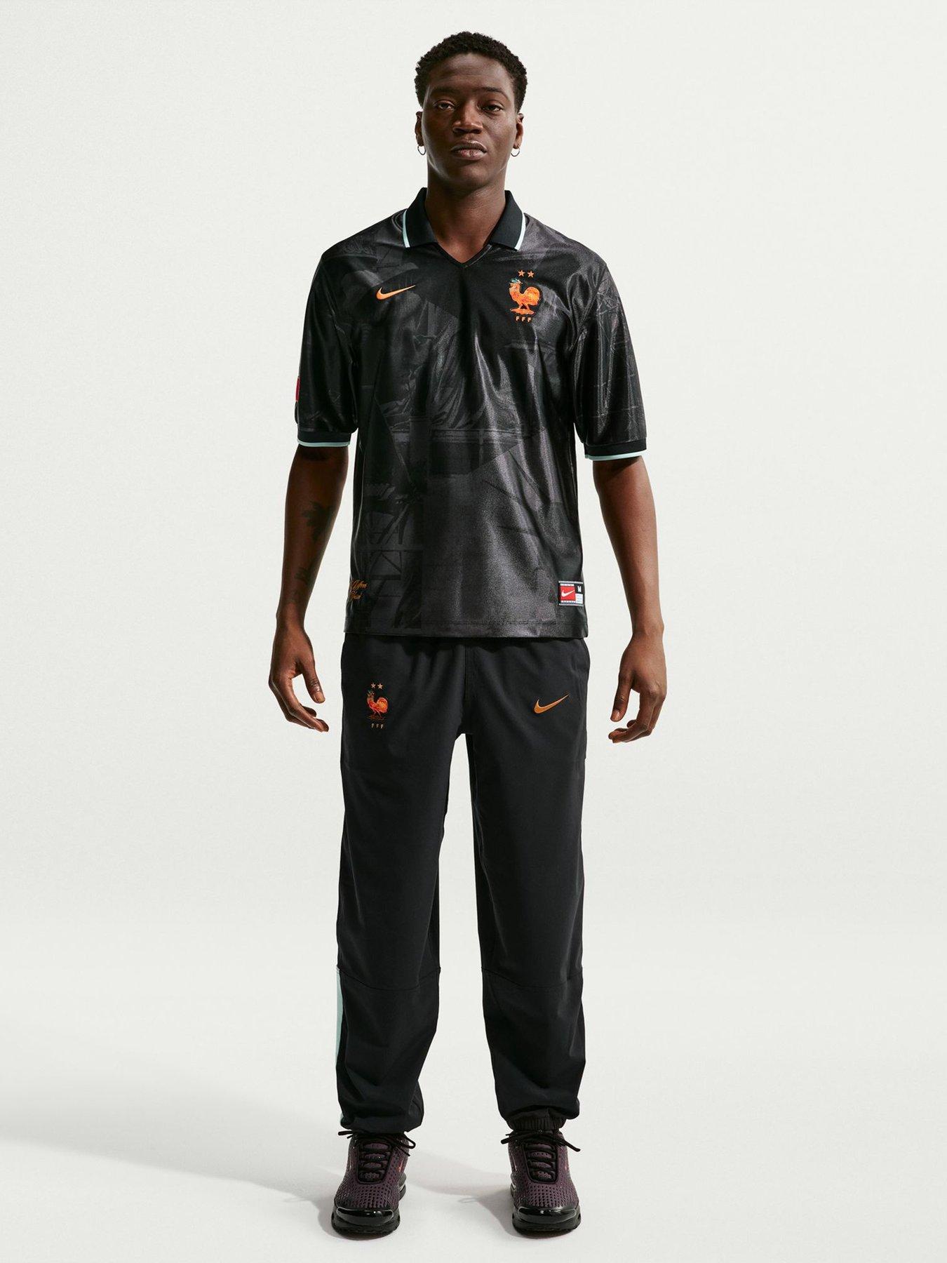 Image 1 of 6 of Nike Mens France Energy Replica Shirt - Black