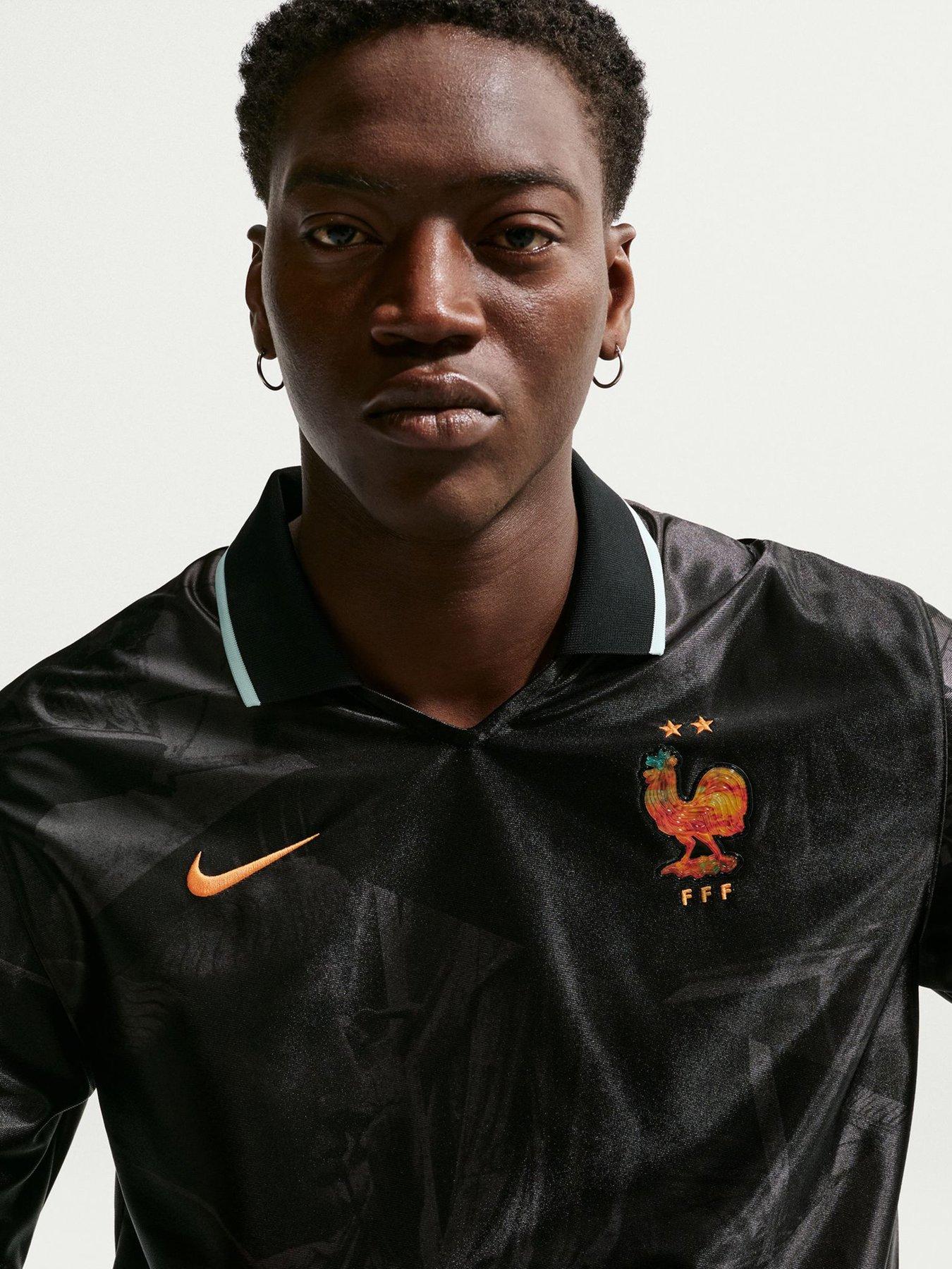 Image 4 of 6 of Nike Mens France Energy Replica Shirt - Black