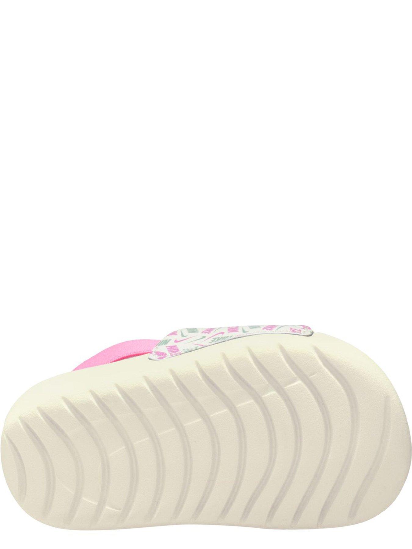 Image 3 of 4 of Nike Baby/Toddler Kawa Slides - White