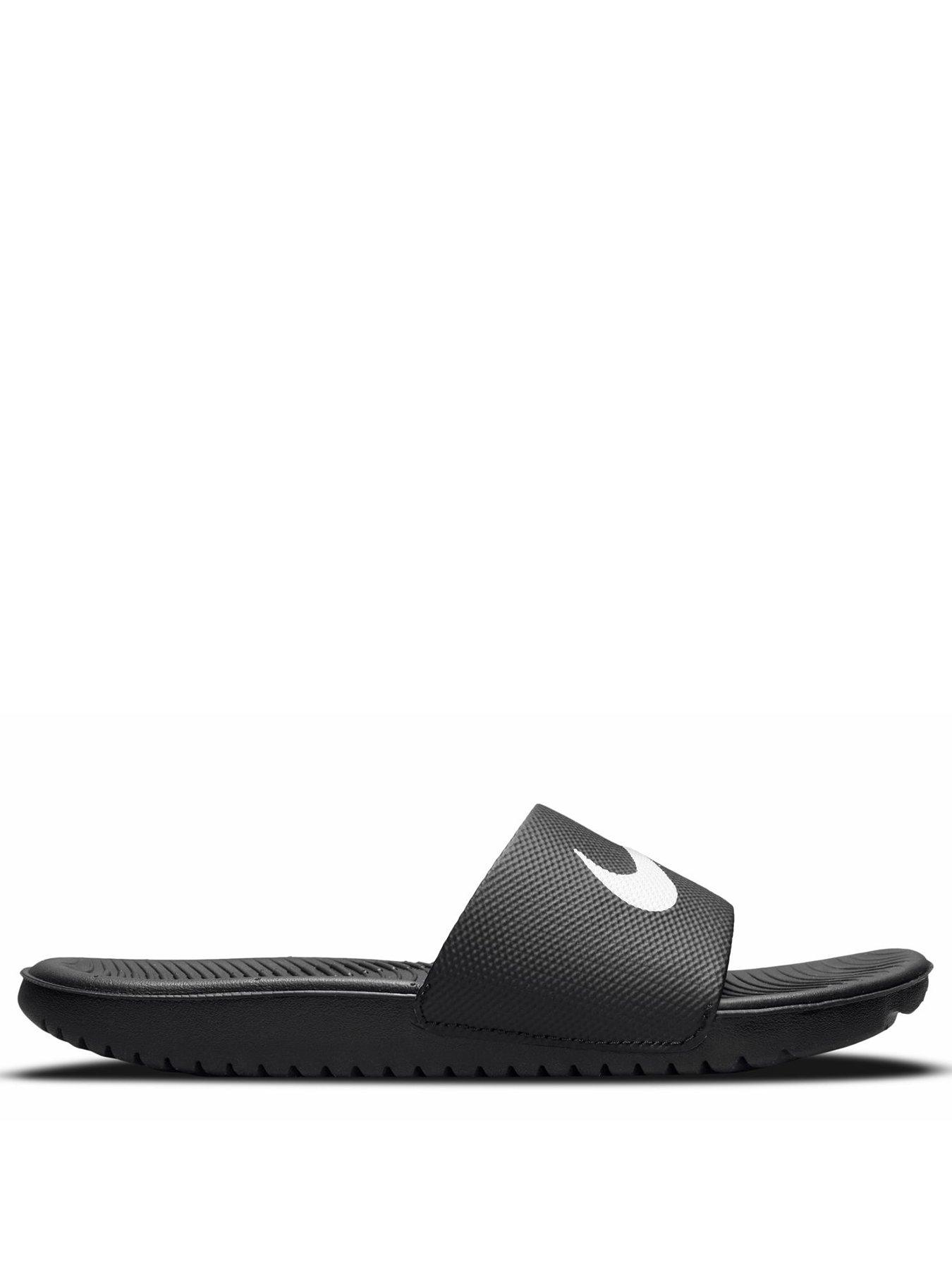 nike-littlebig-kids-kawa-slides-blackstillFront