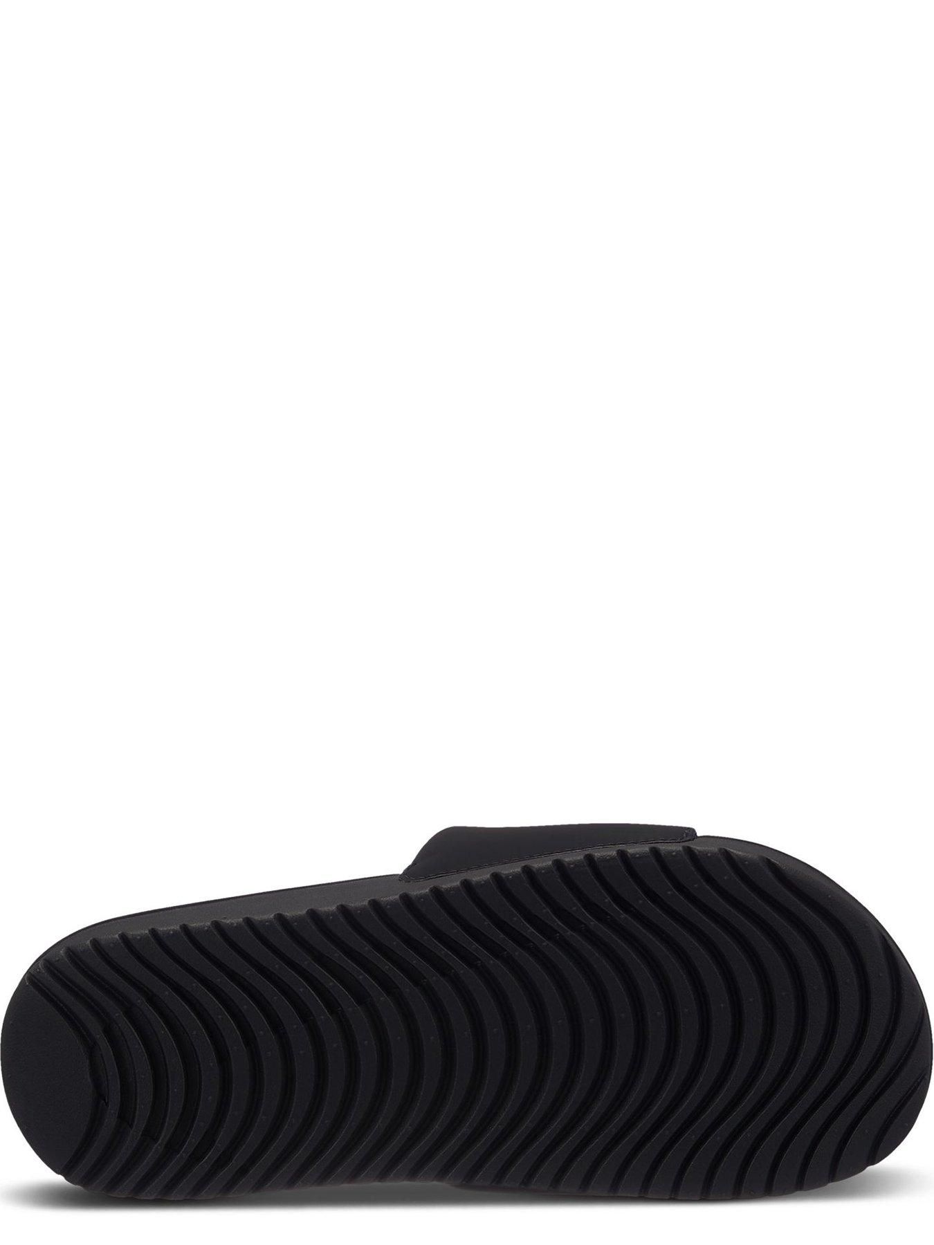 Image 5 of 6 of Nike Little/Big Kids Kawa Slides - Black