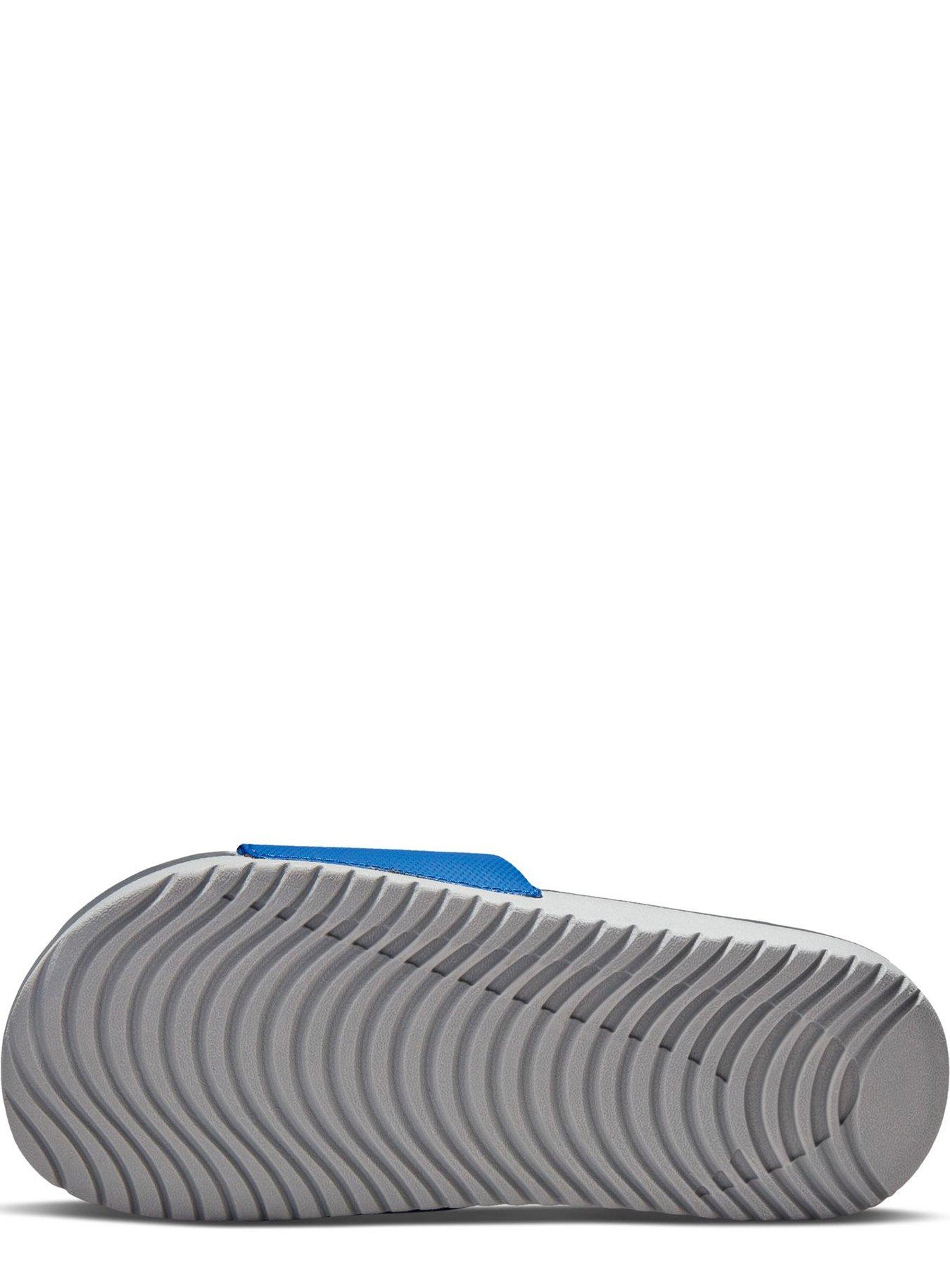 Image 5 of 6 of Nike Little/Big Kids Kawa Slides - Blue