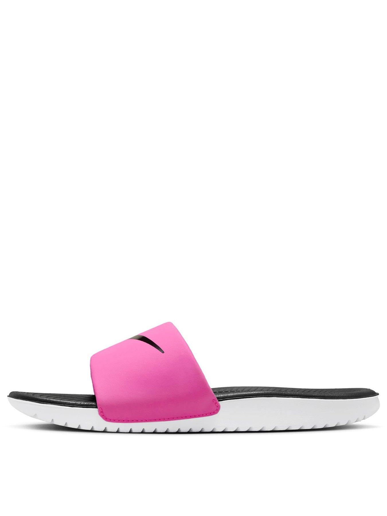Image 3 of 6 of Nike Little/Big Kids Kawa Slides - Red