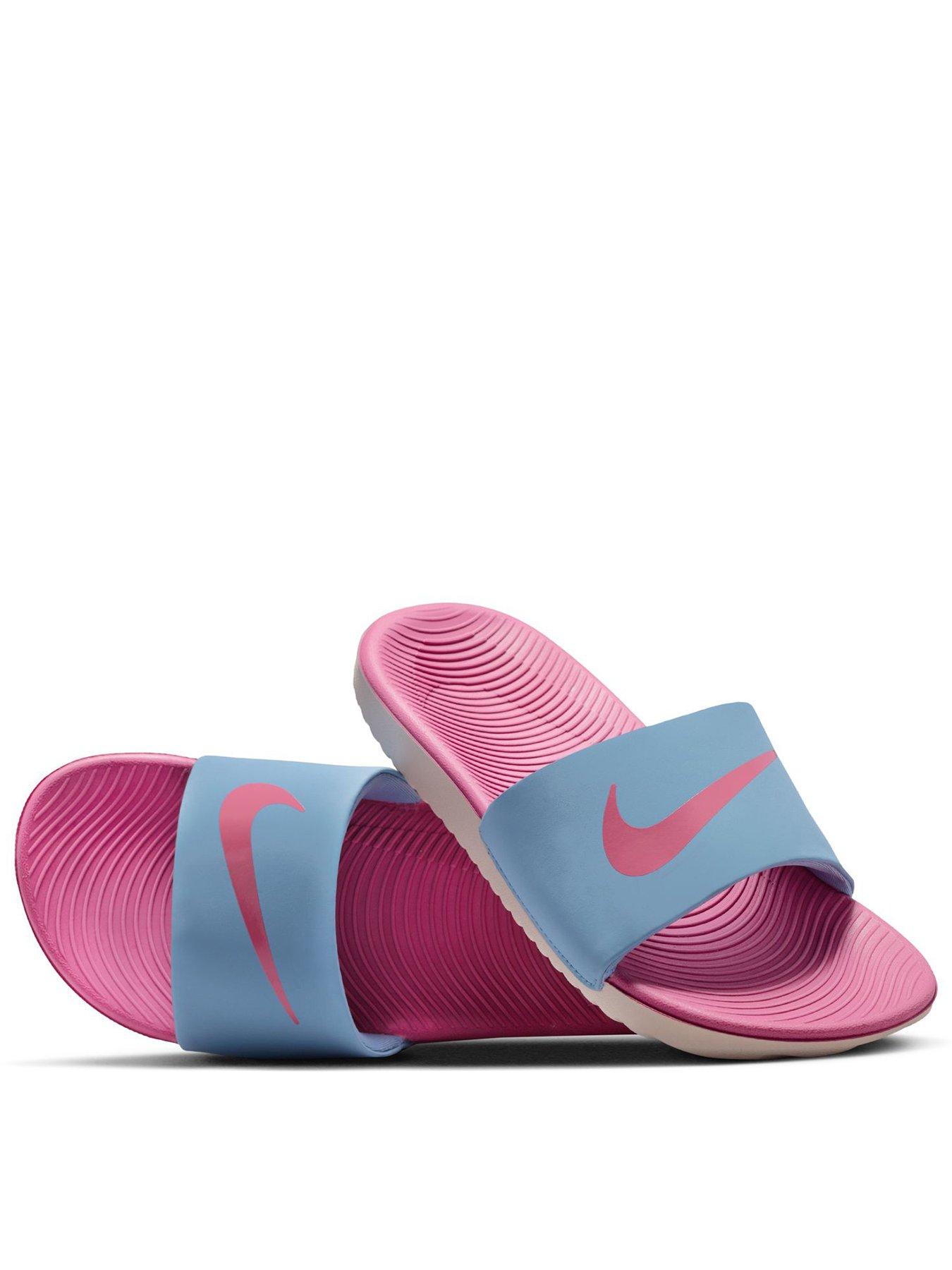 Nike Little/Big Kids Kawa Slides - Blue