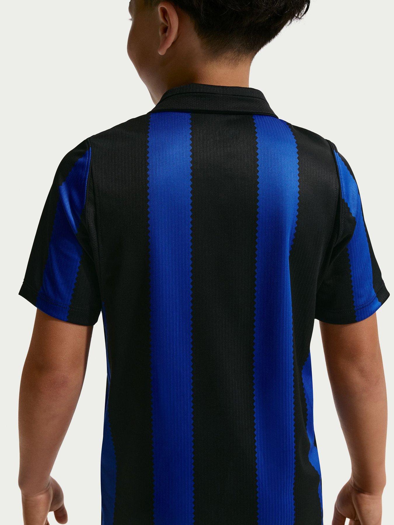 Image 4 of 5 of Nike Junior Inter Milan 26/27 Home Stadium Short Sleeve Shirt - Black/Blue