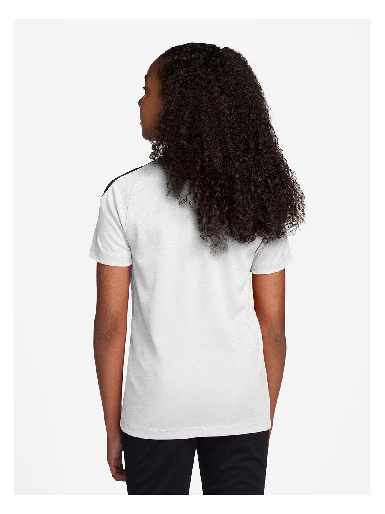 Image 2 of 3 of Nike Youth Dri-FIT Strike Top - White
