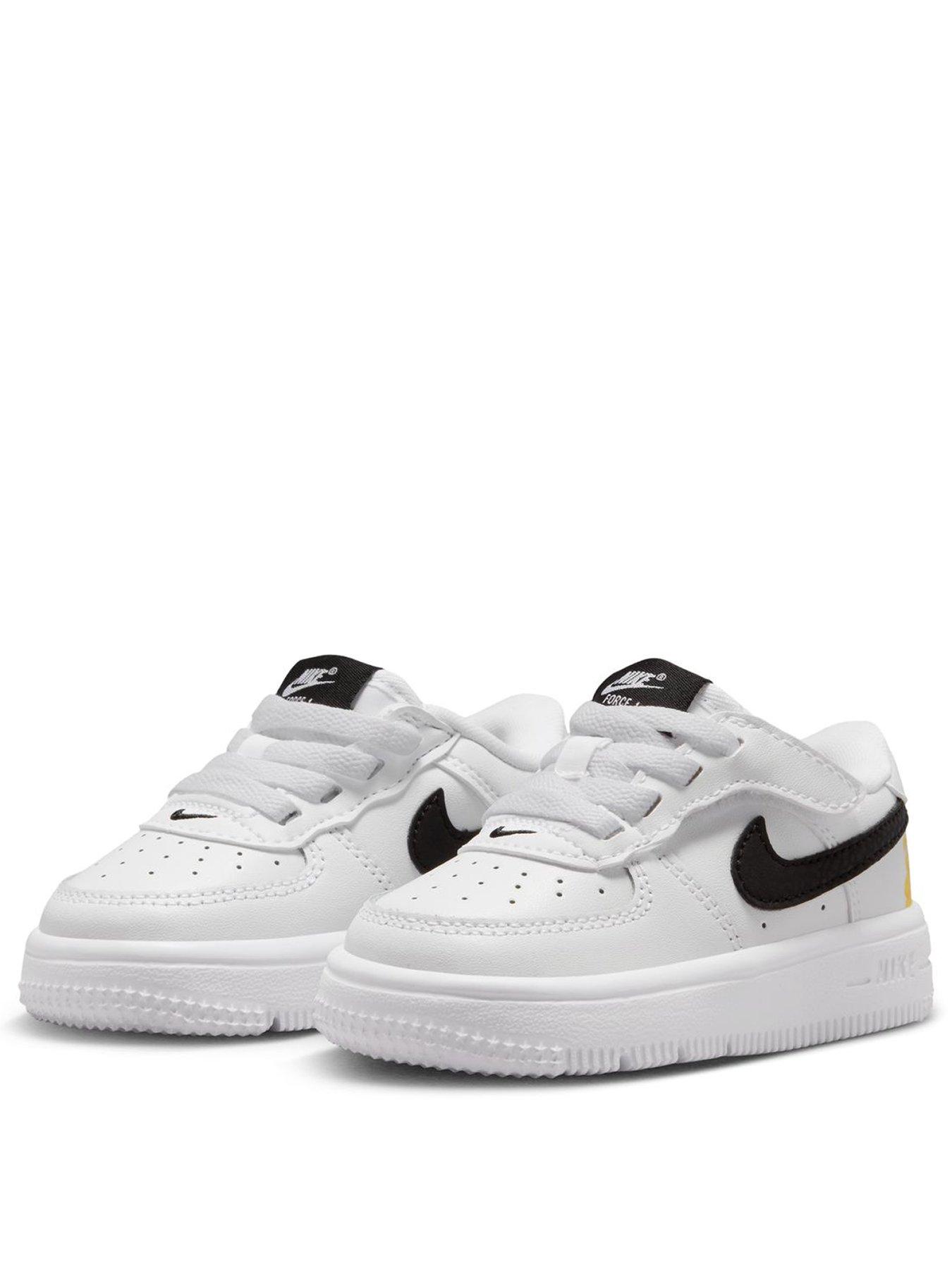 Image 2 of 7 of Nike Baby/Toddler Force 1 Low EasyOn Trainers - White/Black
