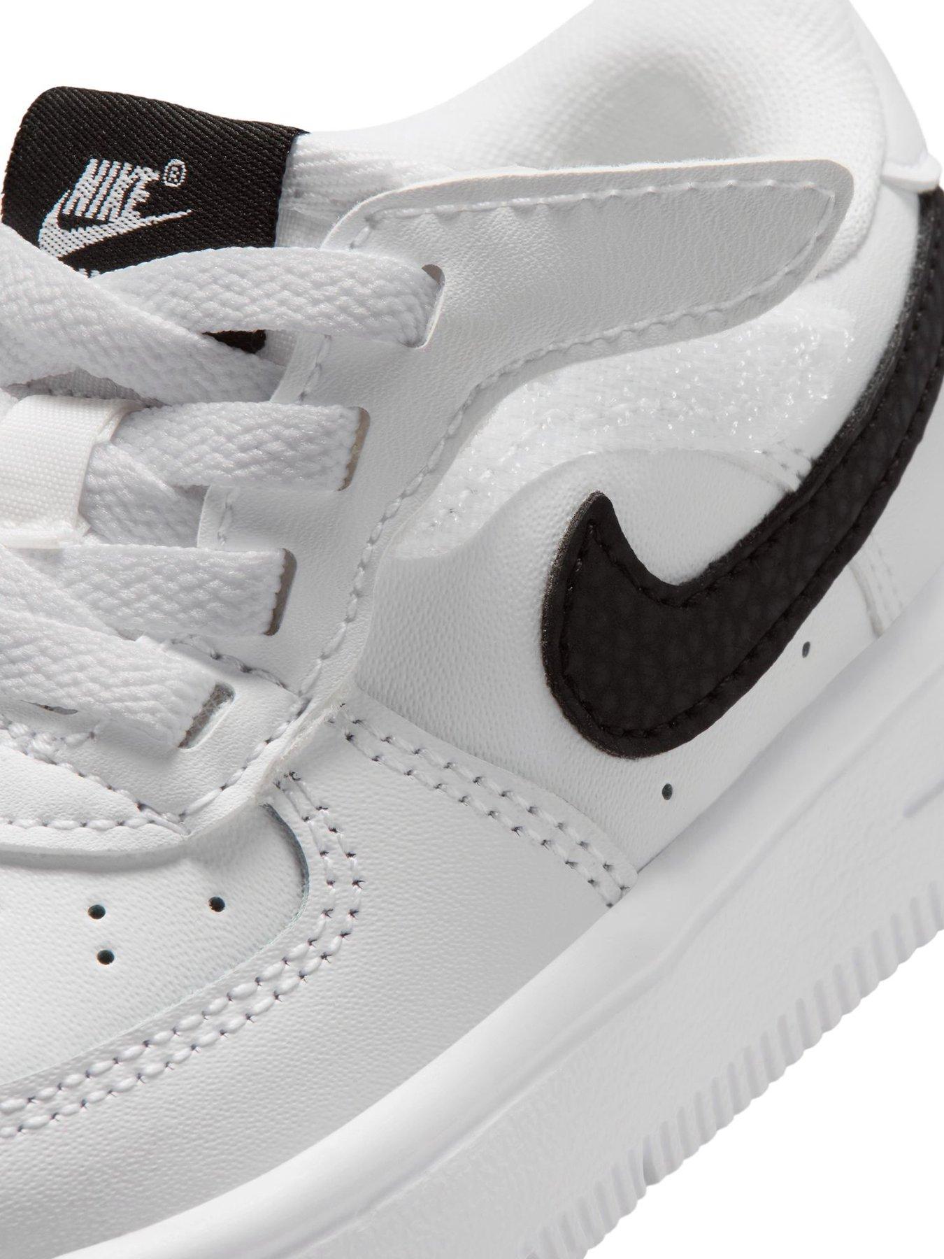 Image 6 of 7 of Nike Baby/Toddler Force 1 Low EasyOn Trainers - White/Black