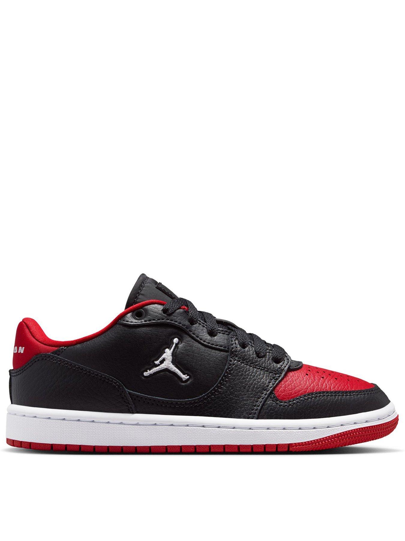 Jordan Nike Big Kids Access Court Low Shoes - Black