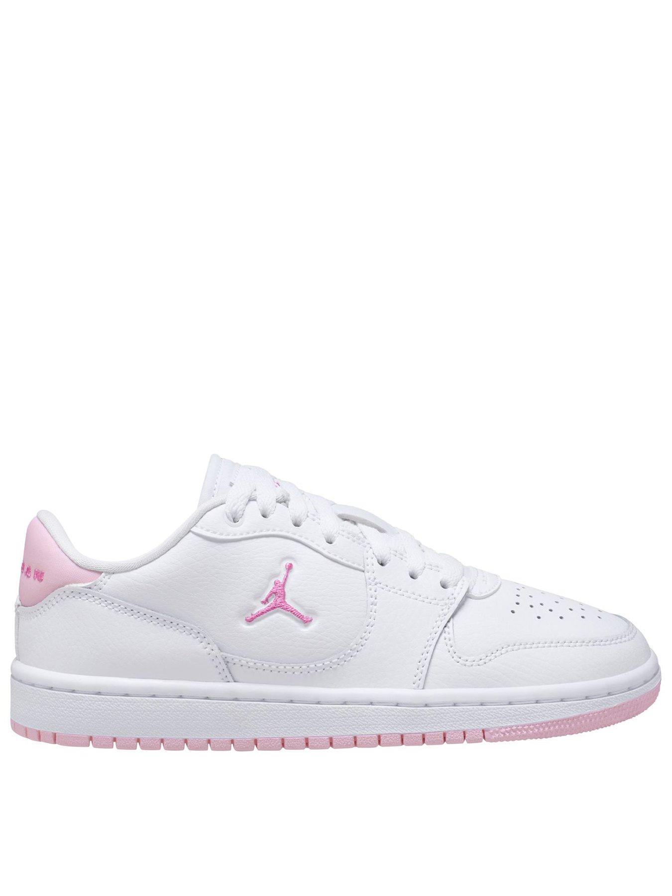 Jordan Nike Big Kids Access Court Low Shoes - White