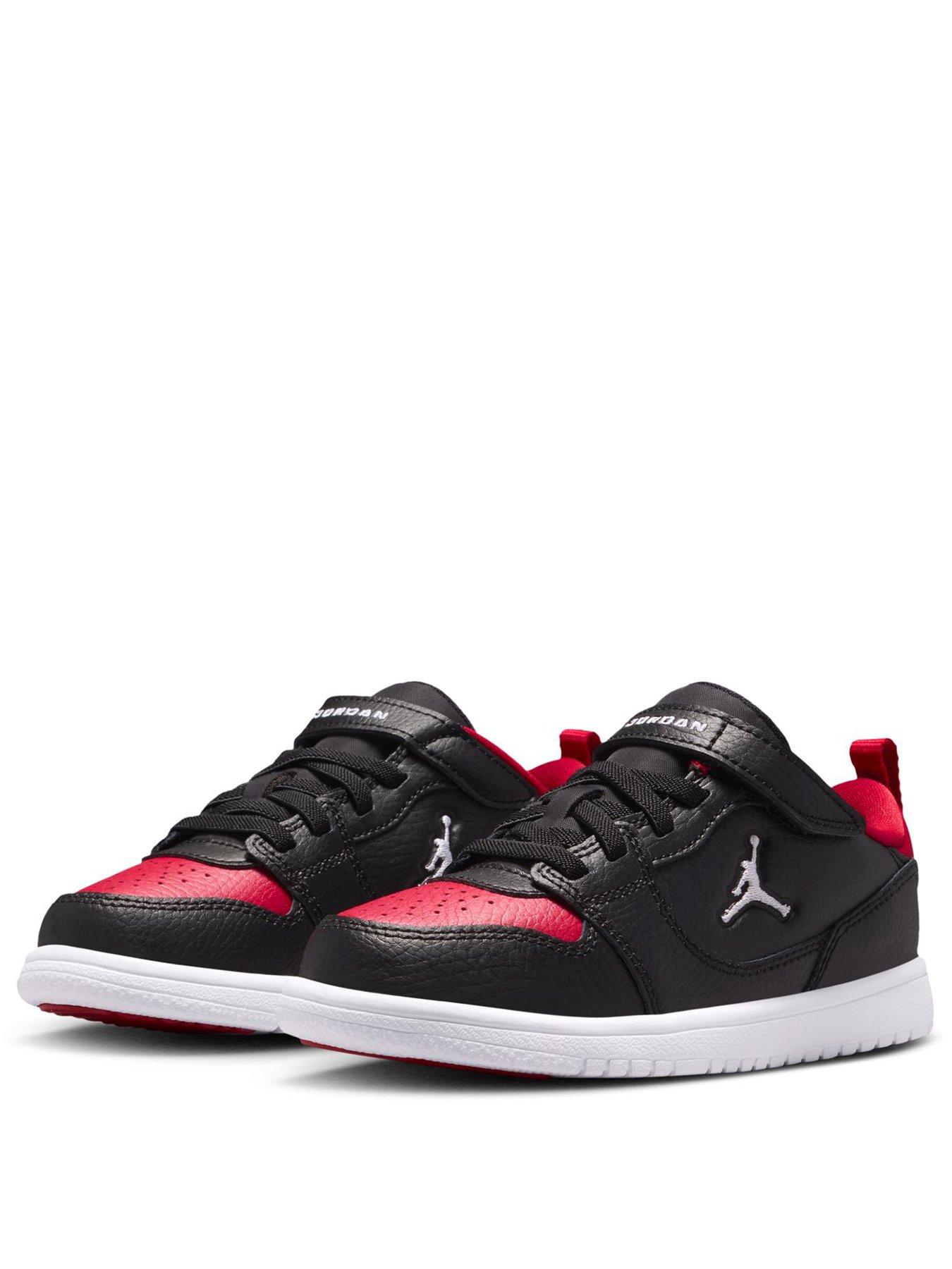 Image 2 of 8 of Jordan Nike Little Kids Access Court Low Shoes - Black