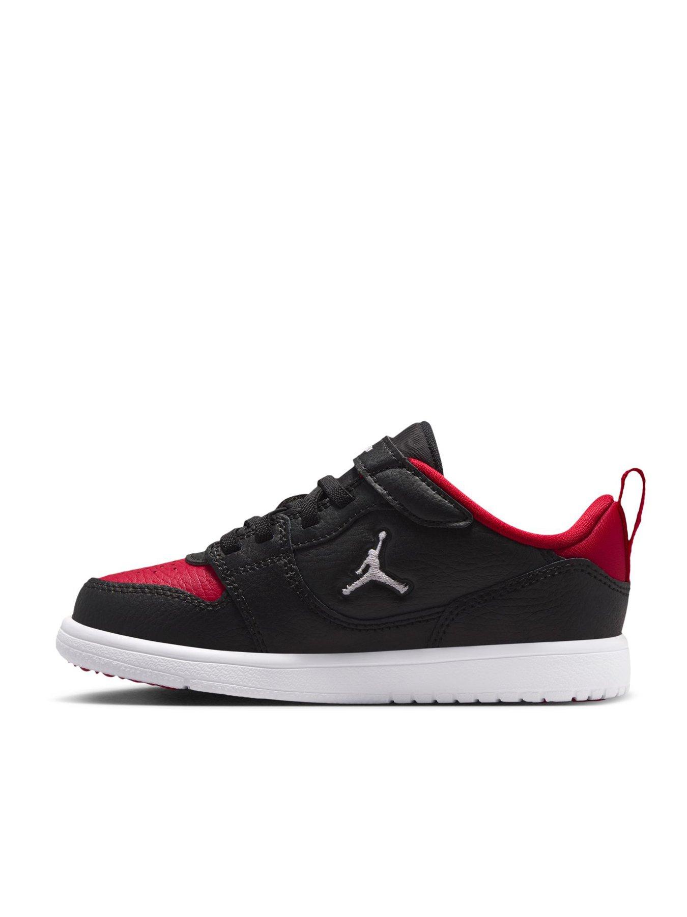 Image 6 of 8 of Jordan Nike Little Kids Access Court Low Shoes - Black