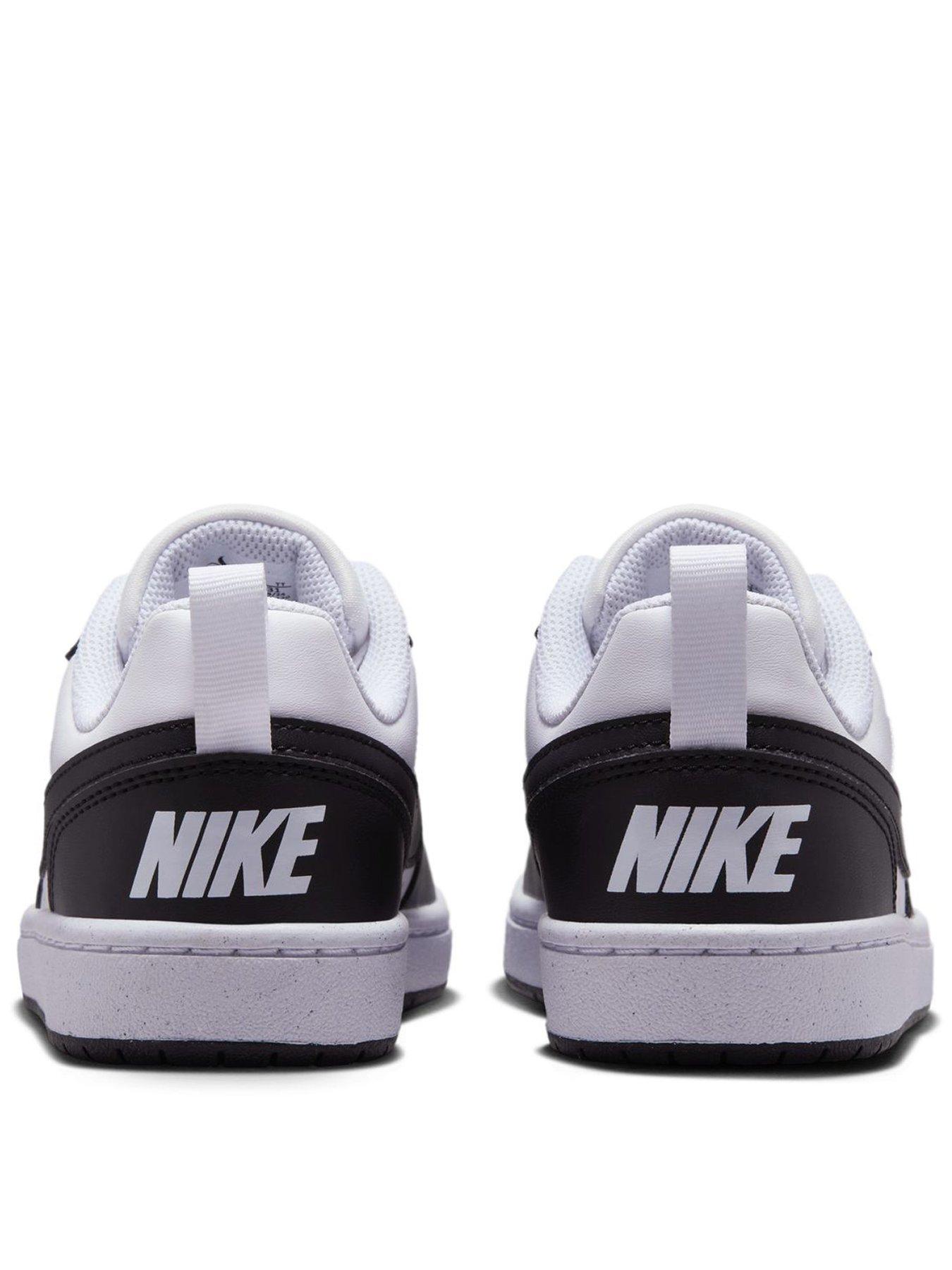 Image 3 of 8 of Nike Big Kids' Court Borough Low Recraft Trainers - White/Black