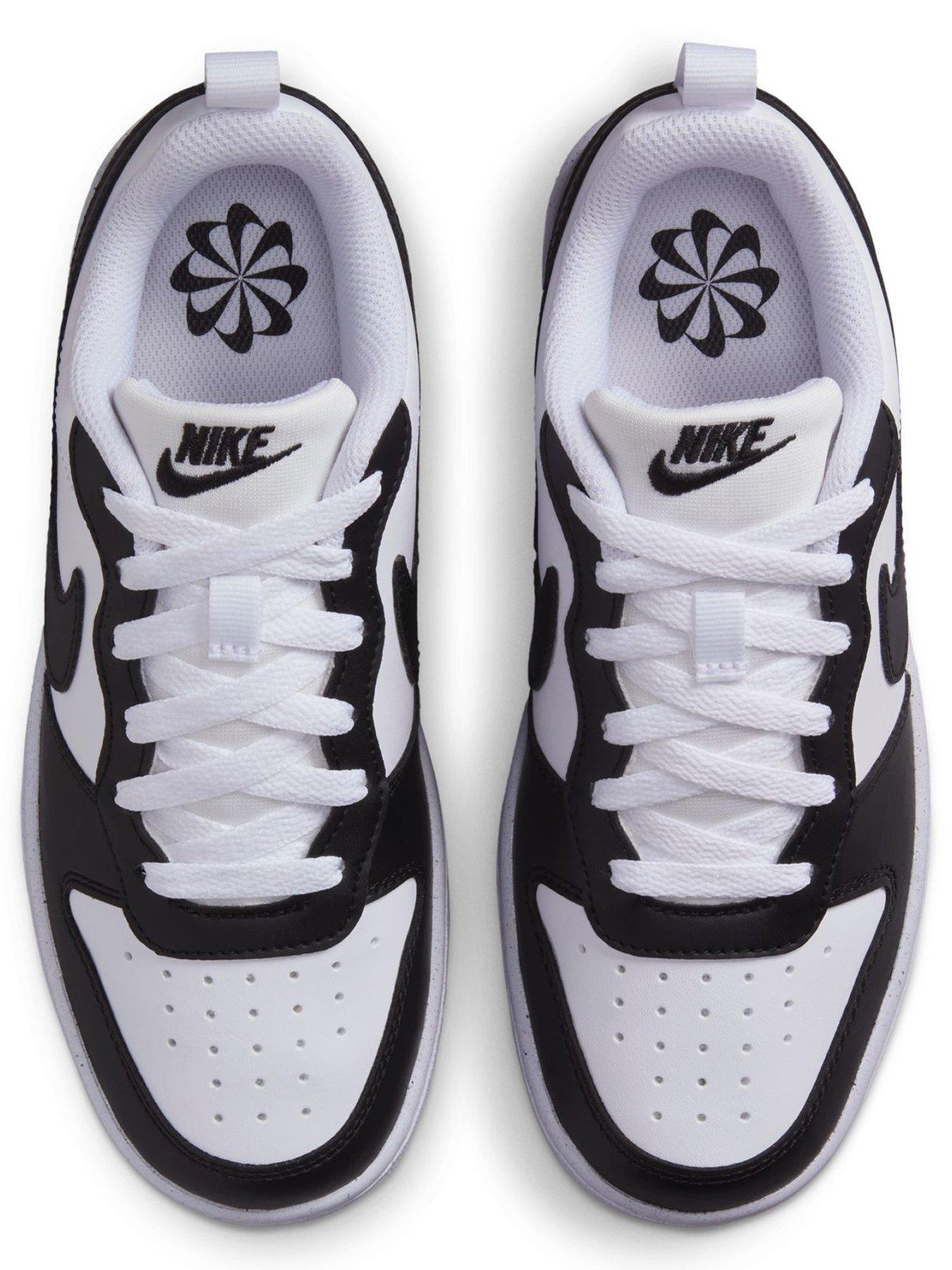 Image 4 of 8 of Nike Big Kids' Court Borough Low Recraft Trainers - White/Black