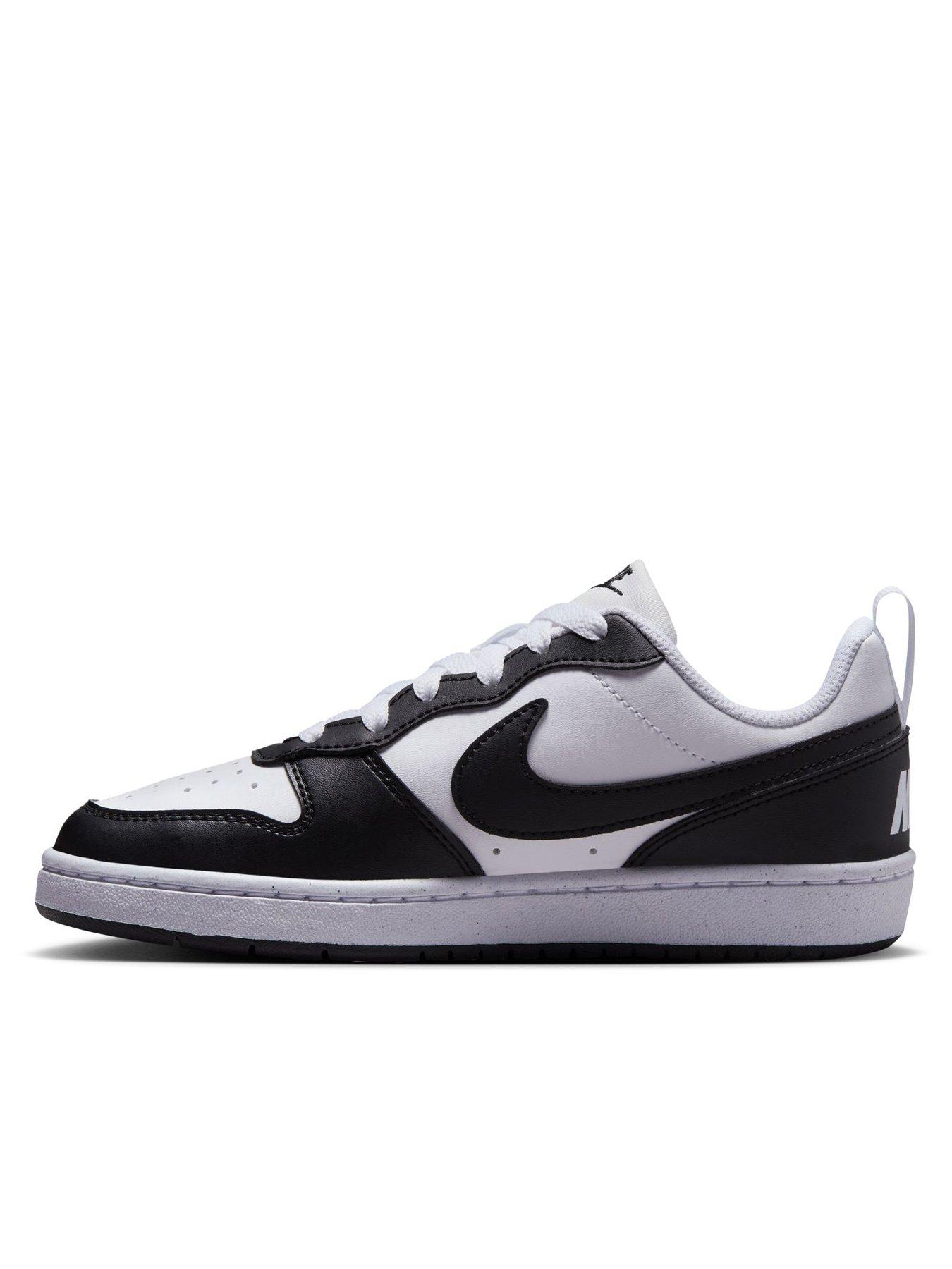 Image 6 of 8 of Nike Big Kids' Court Borough Low Recraft Trainers - White/Black