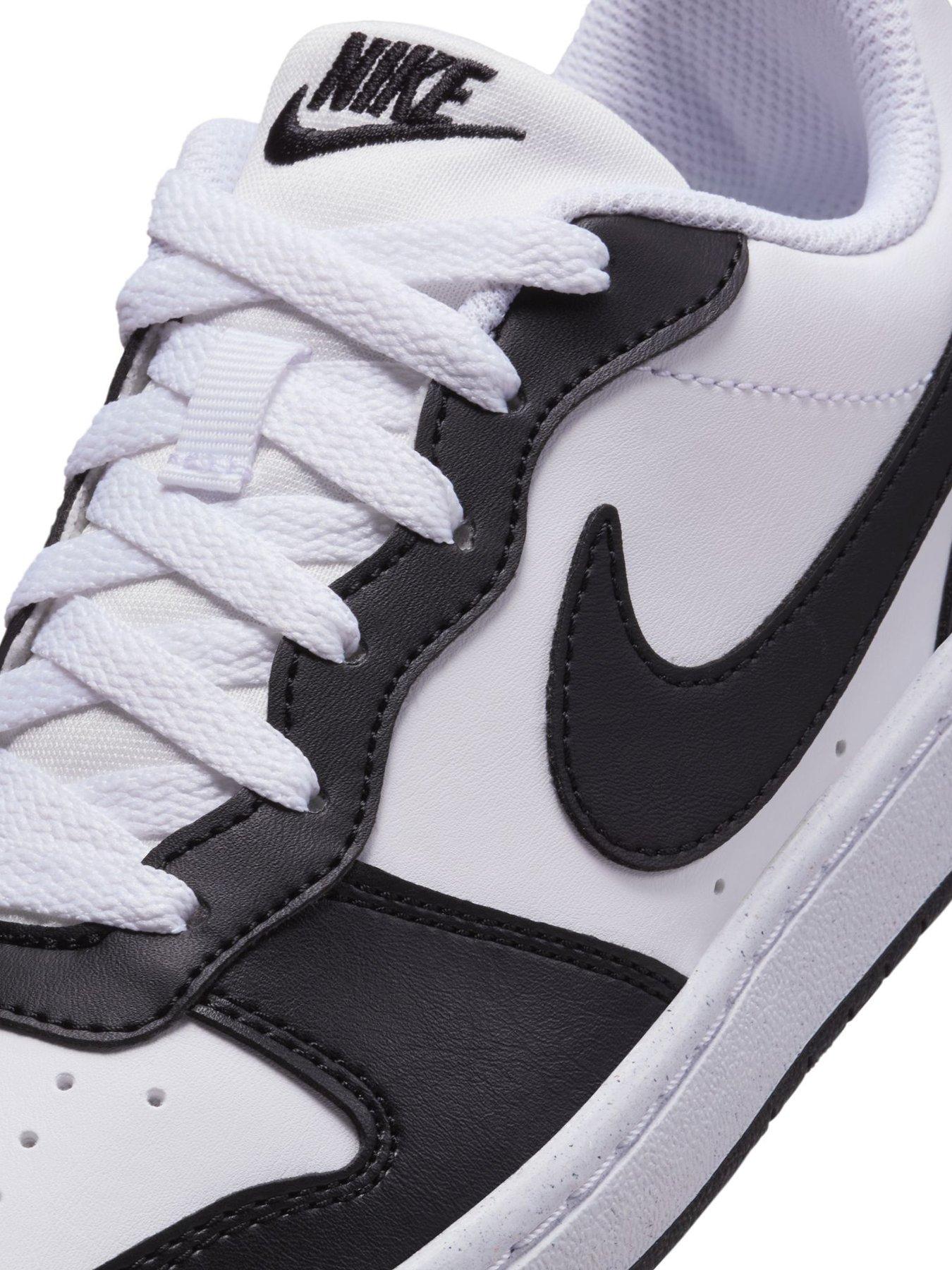 Image 7 of 8 of Nike Big Kids' Court Borough Low Recraft Trainers - White/Black