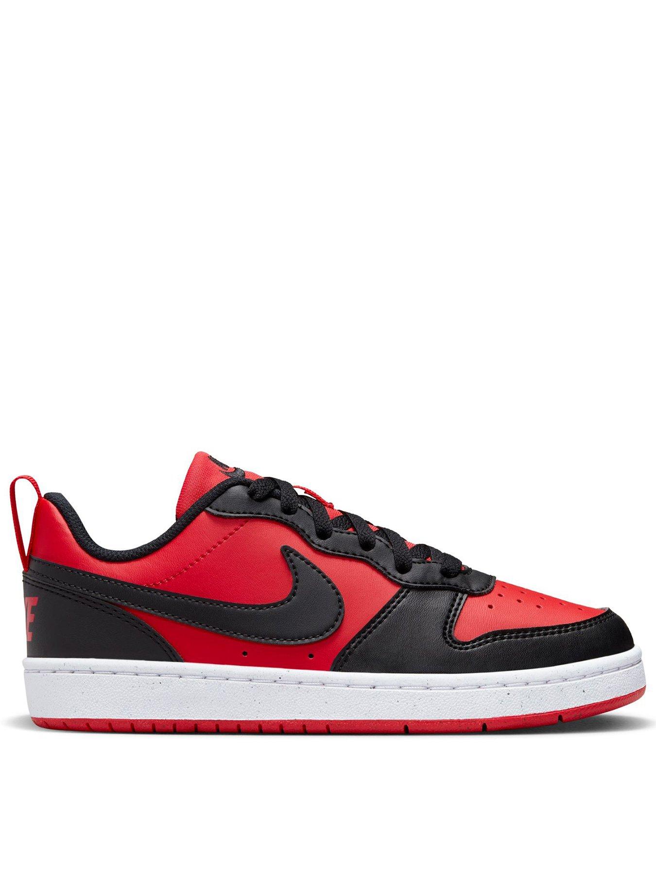 Nike Big Kids Nike Court Borough Low Recraft Shoes - Red