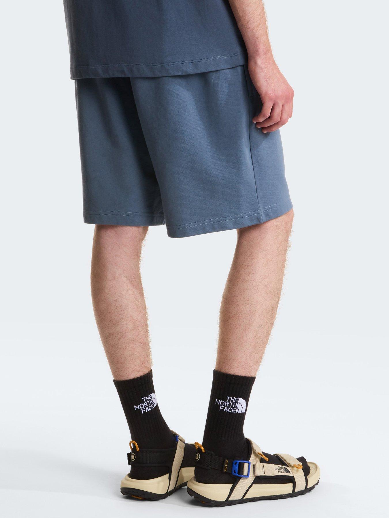 the-north-face-mens-essential-relaxed-shorts-bluestillFront