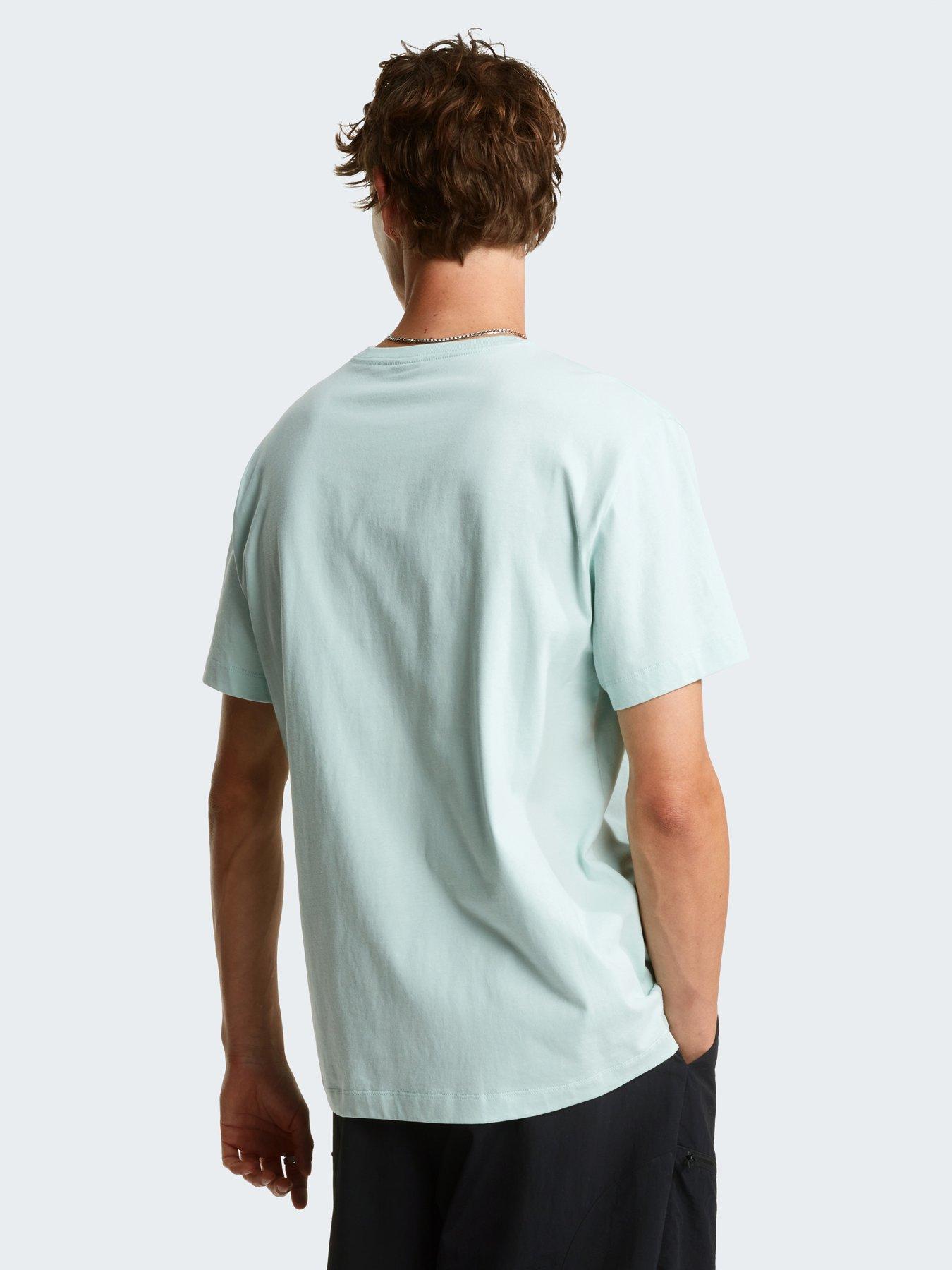 Image 2 of 4 of The North Face Mens Essential Centre Logo Relaxed T-Shirt - Blue