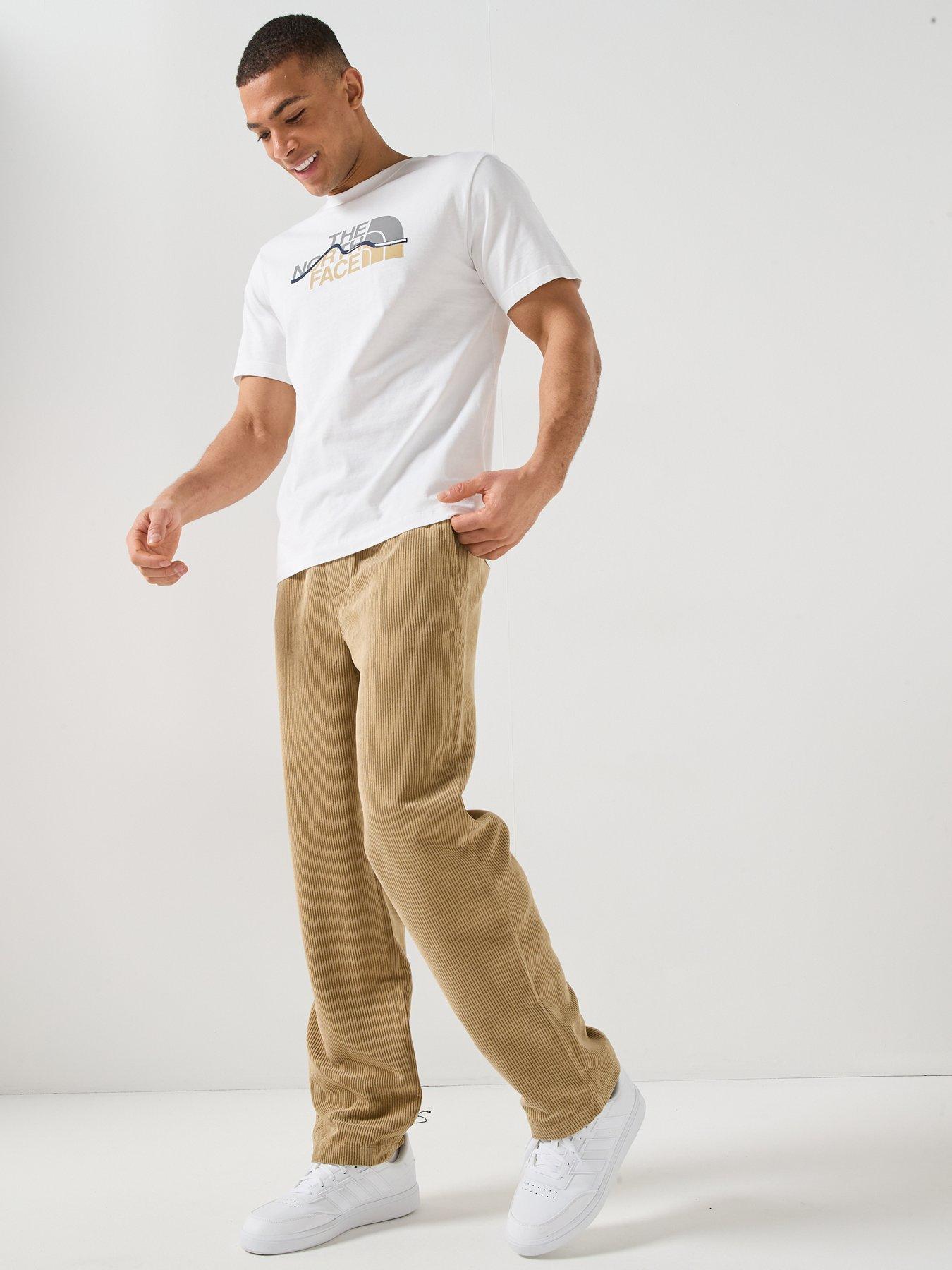 Image 6 of 6 of The North Face Mens Mountain Line T-Shirt - White