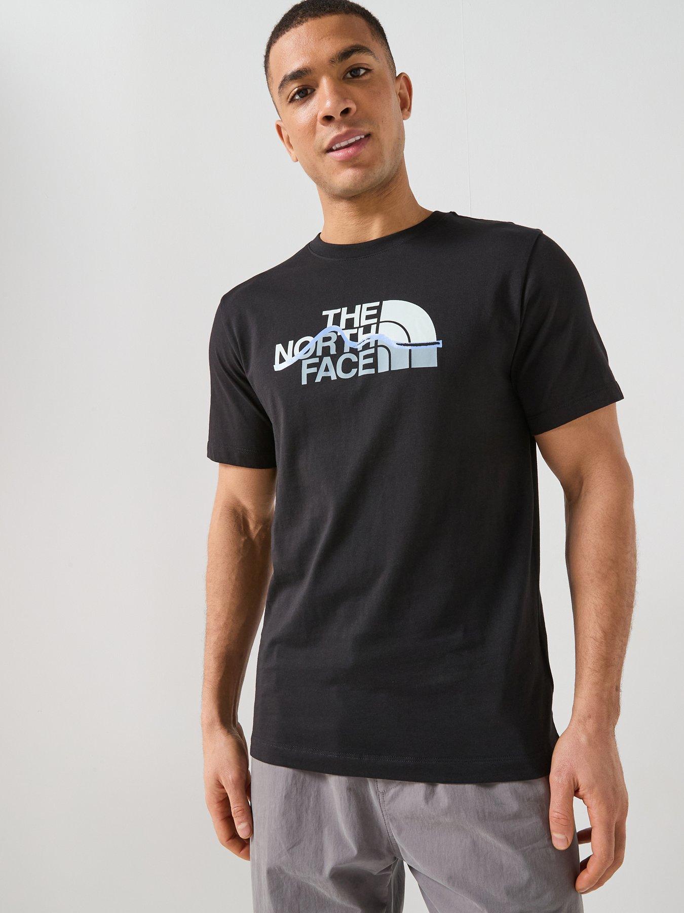 The North Face Mens Mountain Line T-Shirt - Black