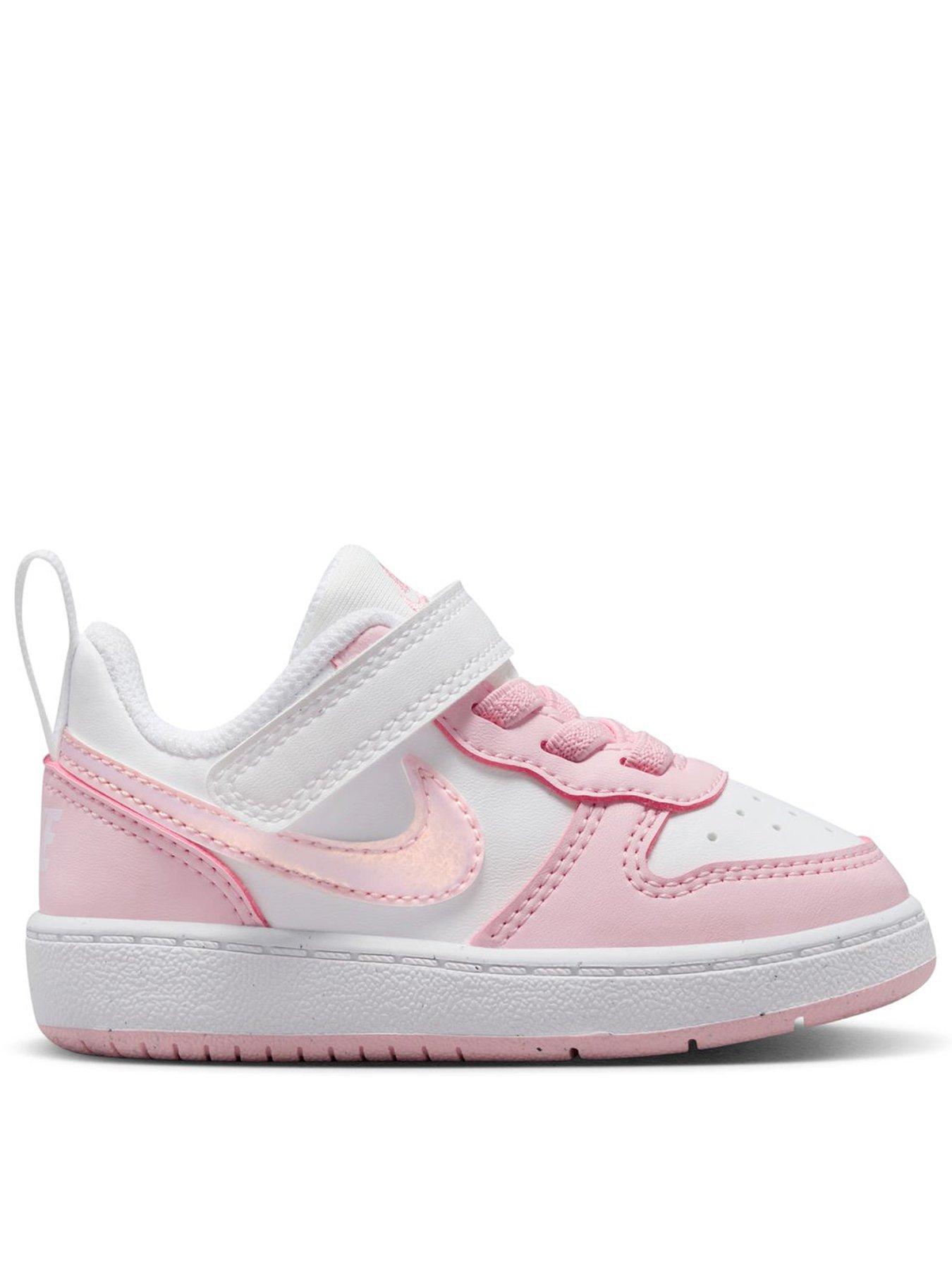 Nike Baby/Toddler Court Borough Low Recraft Terry Trainers - White