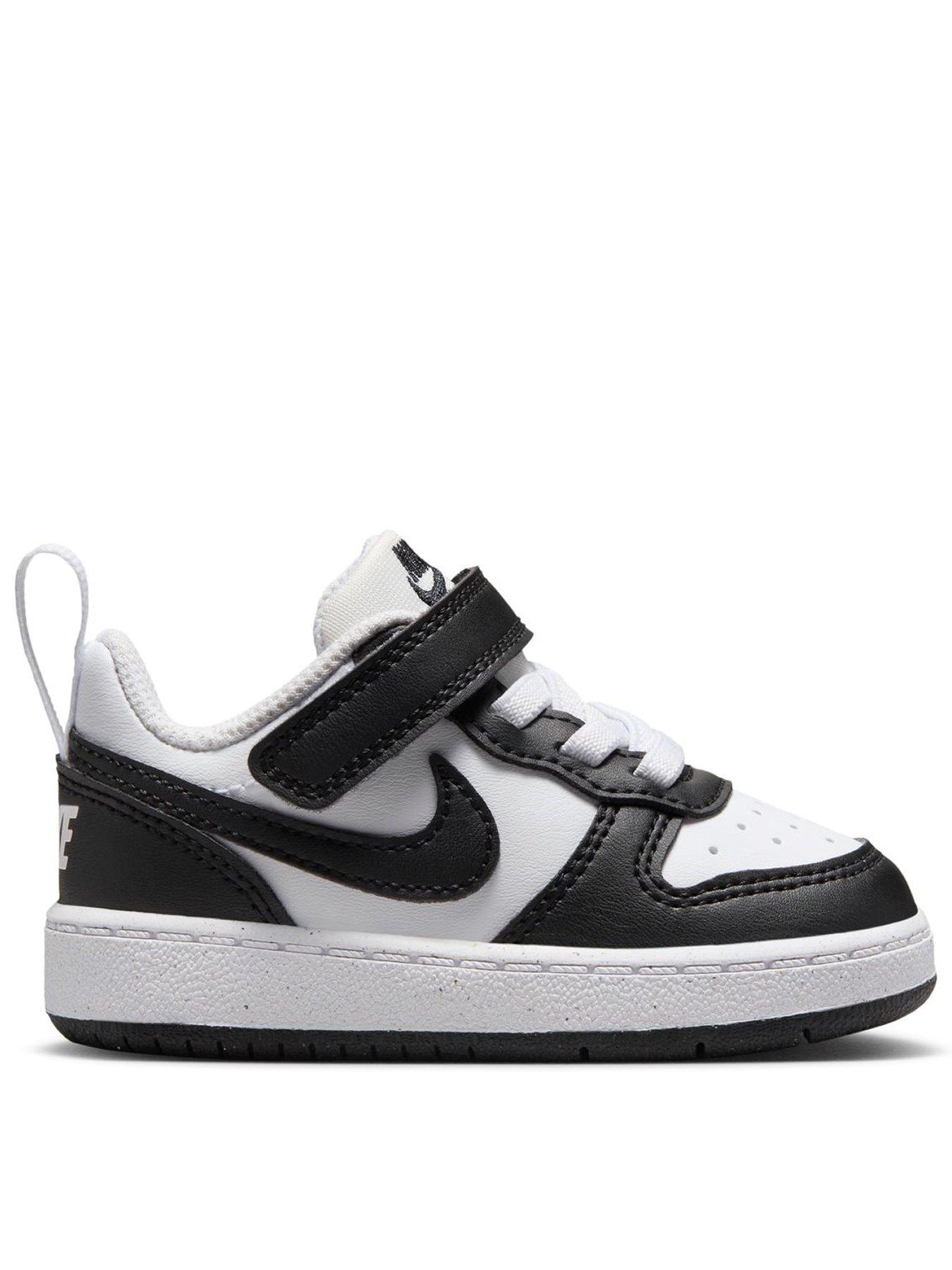 Nike Little Kids Nike Court Borough Low Trainers - White
