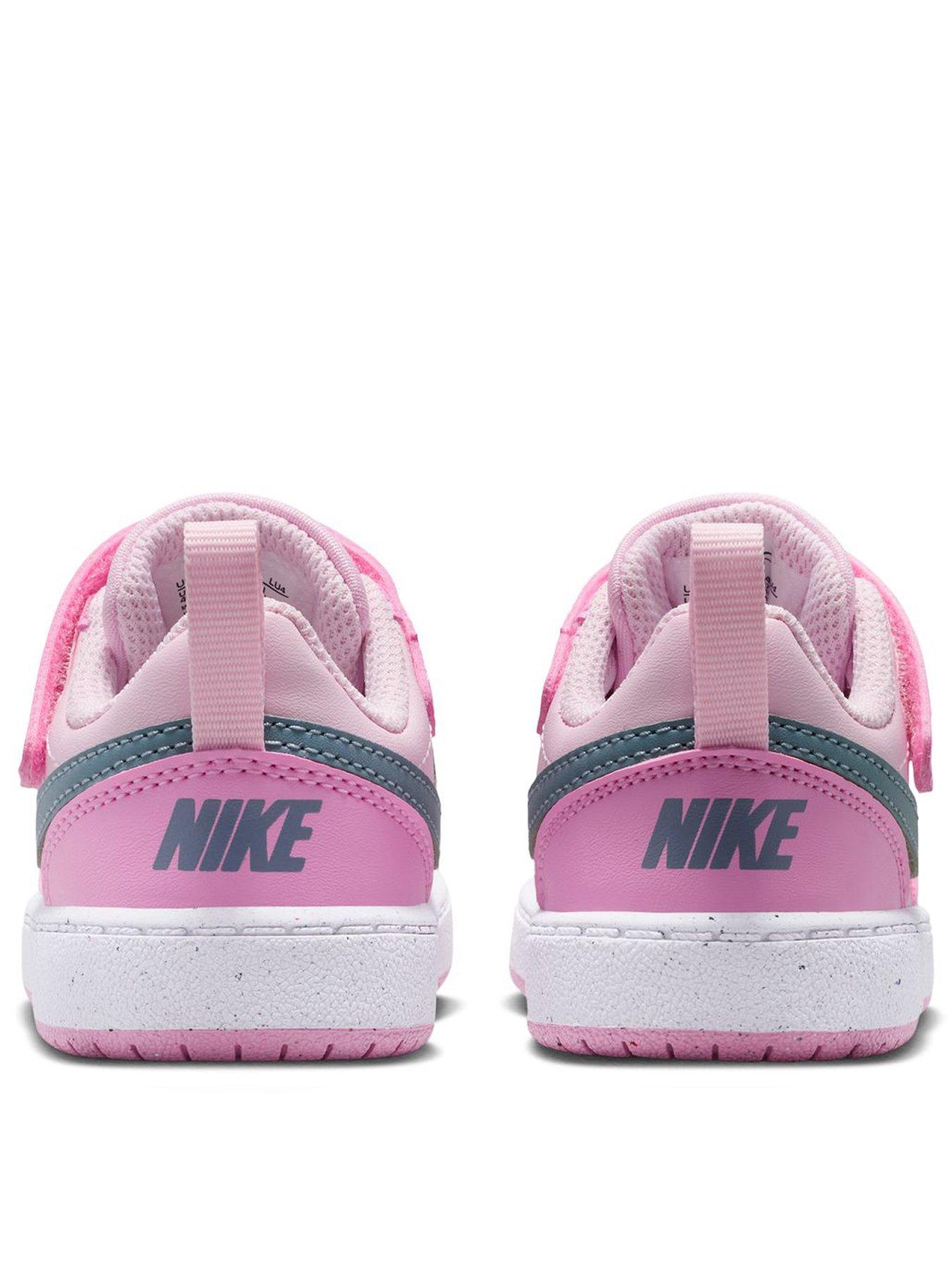 Image 3 of 7 of Nike Little Kids' Court Borough Low Trainers - Red