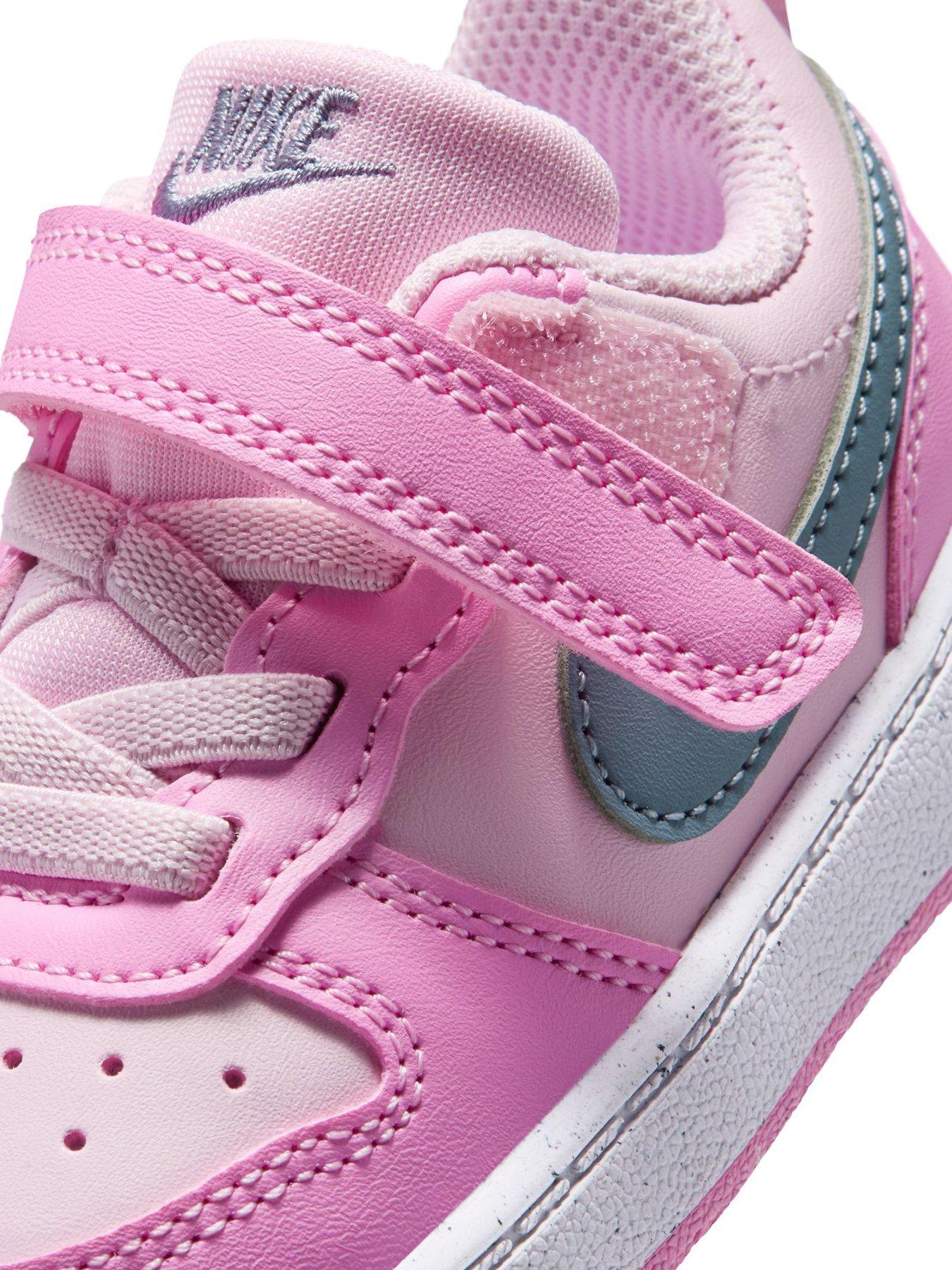 Image 7 of 7 of Nike Little Kids' Court Borough Low Trainers - Red