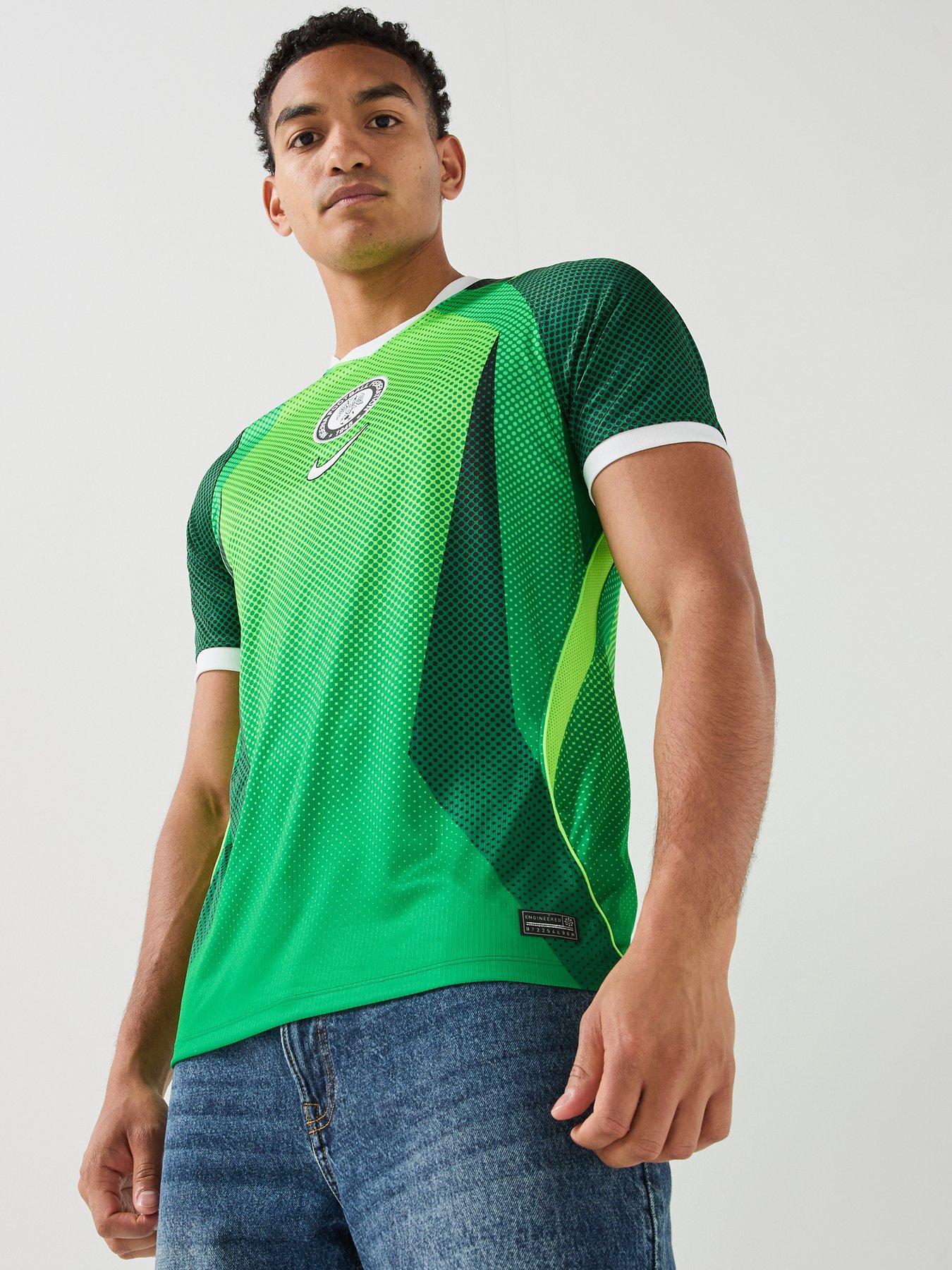 Image 1 of 7 of Nike Men&rsquo;s Nigeria 2026 Dri-FIT Stadium Home Shirt &ndash; Green