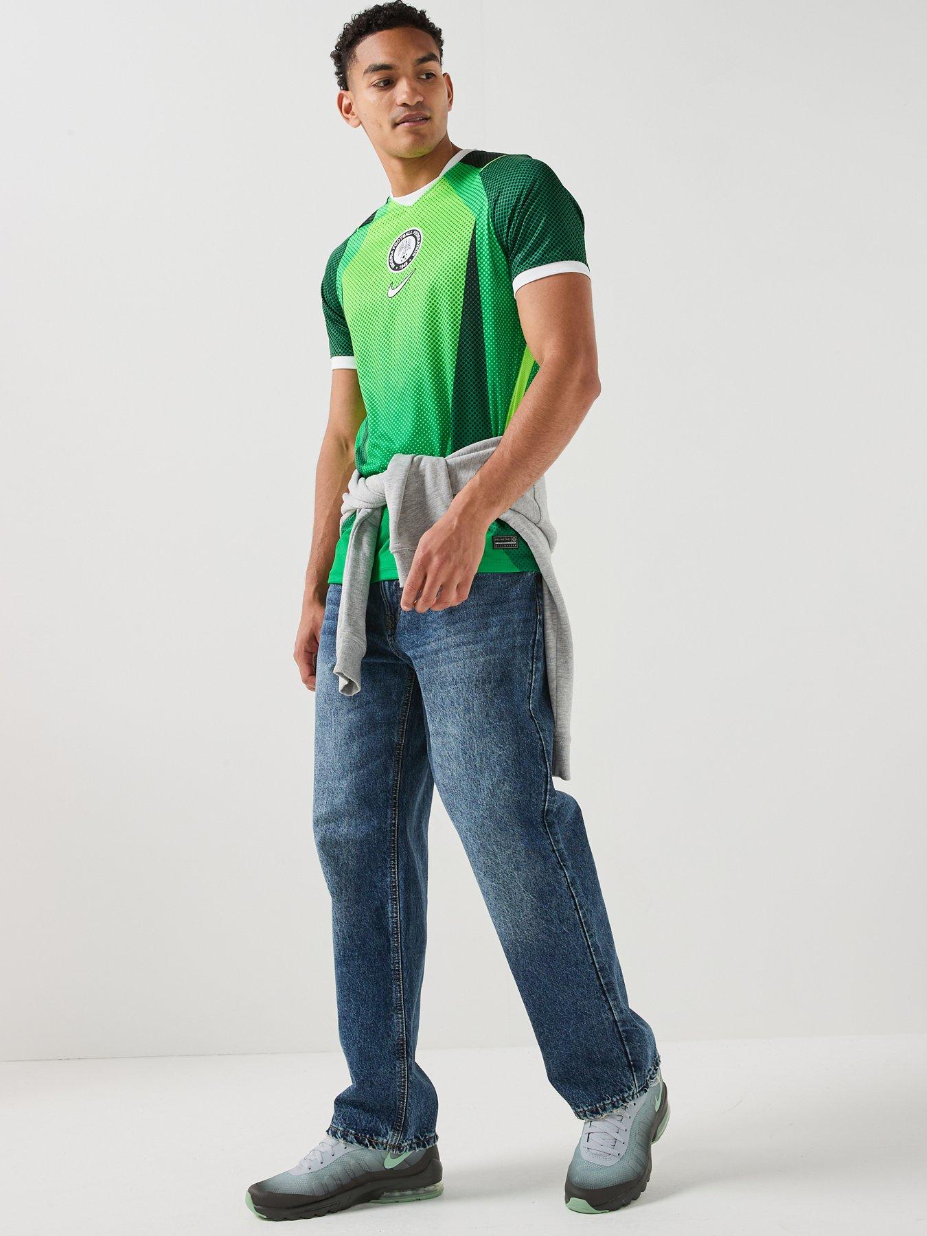 Image 3 of 7 of Nike Men&rsquo;s Nigeria 2026 Dri-FIT Stadium Home Shirt &ndash; Green