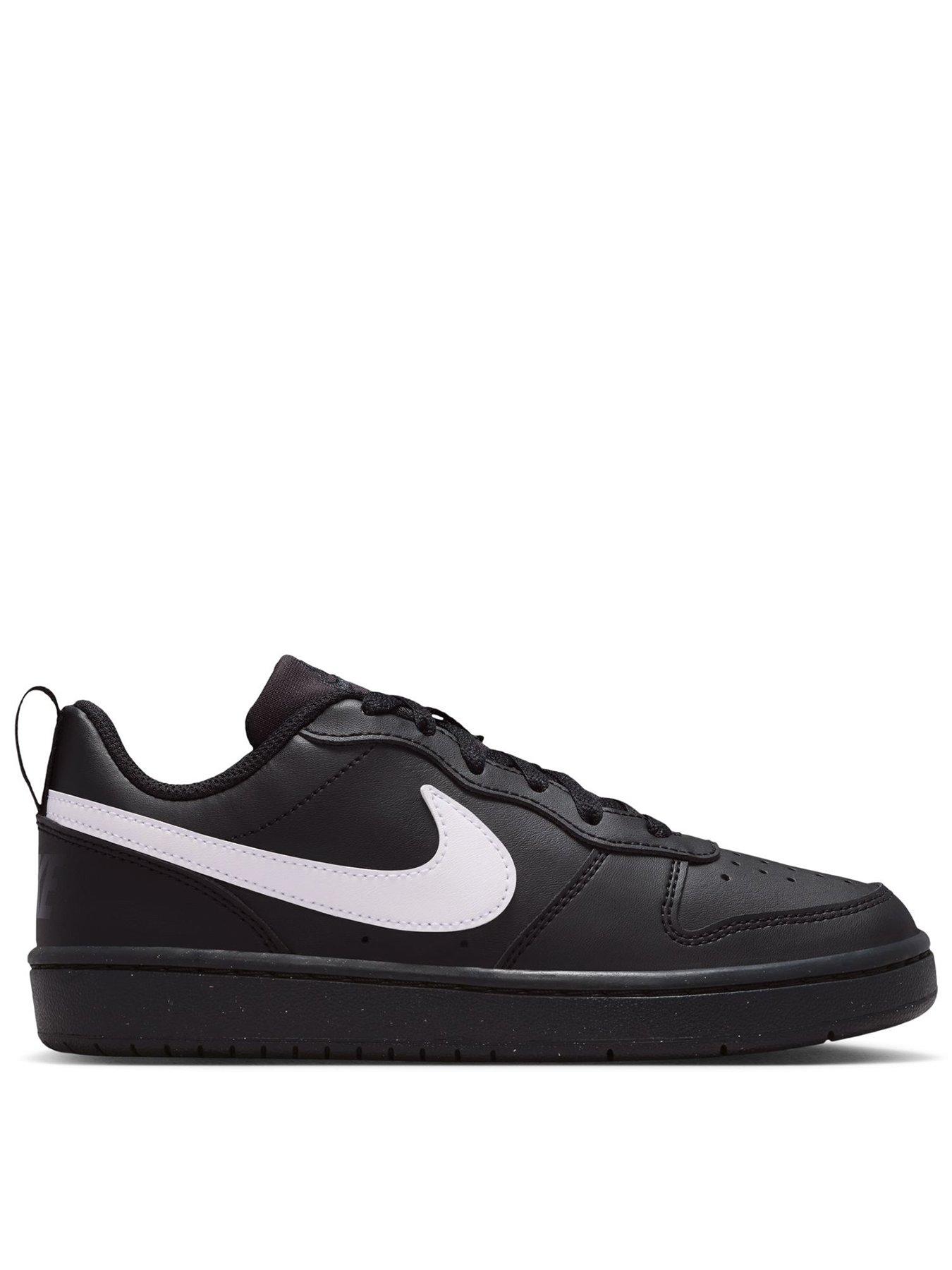 Nike Big Kids Nike Court Borough Low Recraft Shoes - Black