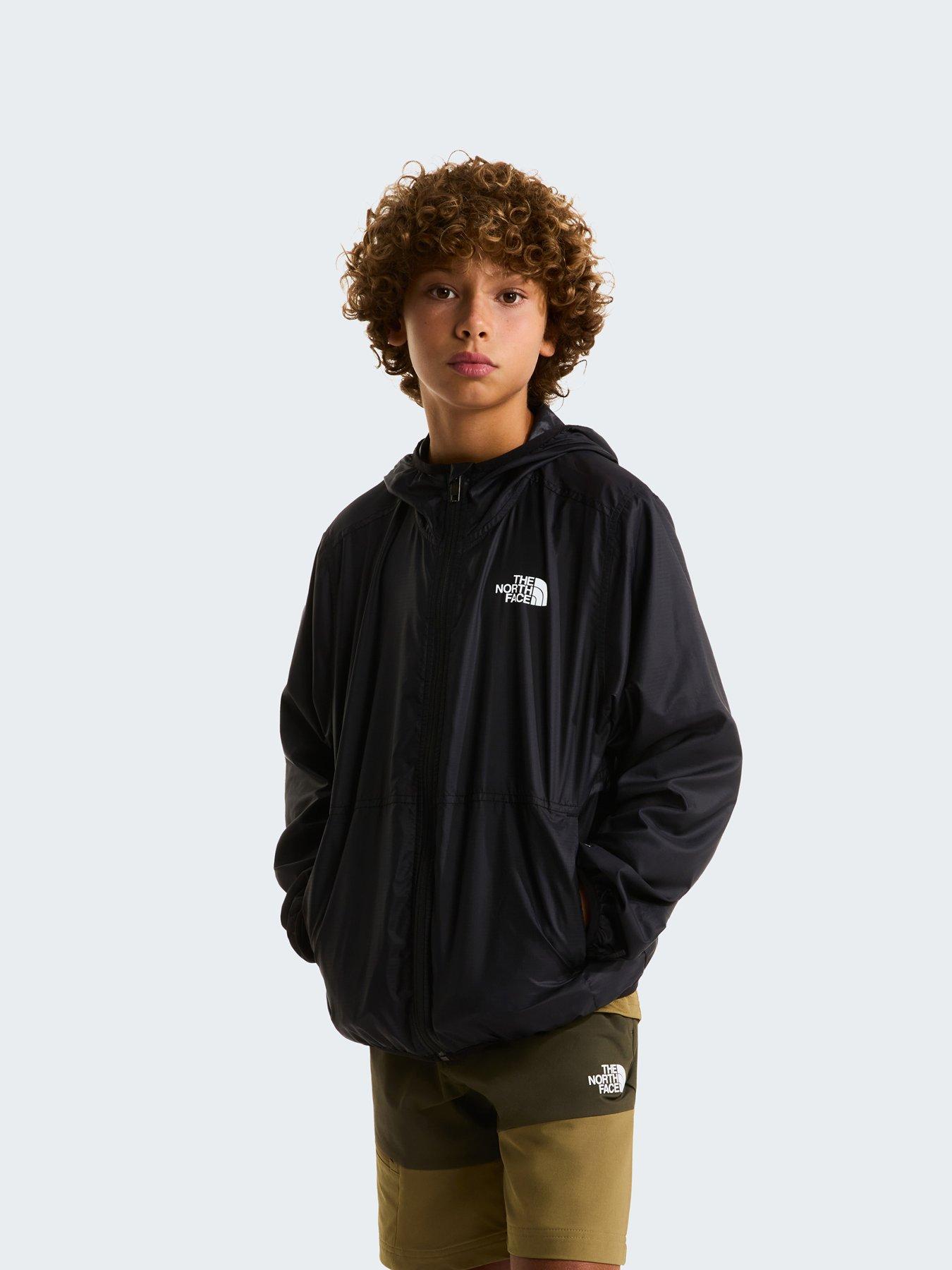 Image 1 of 7 of The North Face Junior Boys Cyclone Wind Jacket - Black