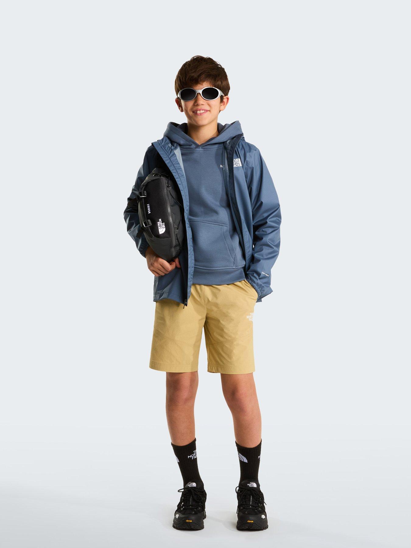 Image 4 of 6 of The North Face Junior Unisex Zipline Rain Jacket - Granite Grey